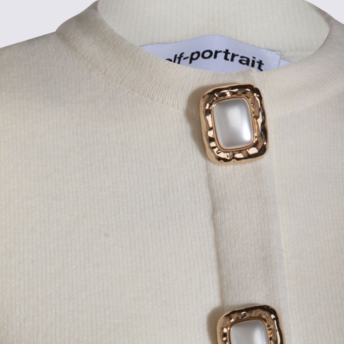 Self-portrait Sweaters Light And Natural In Neutral