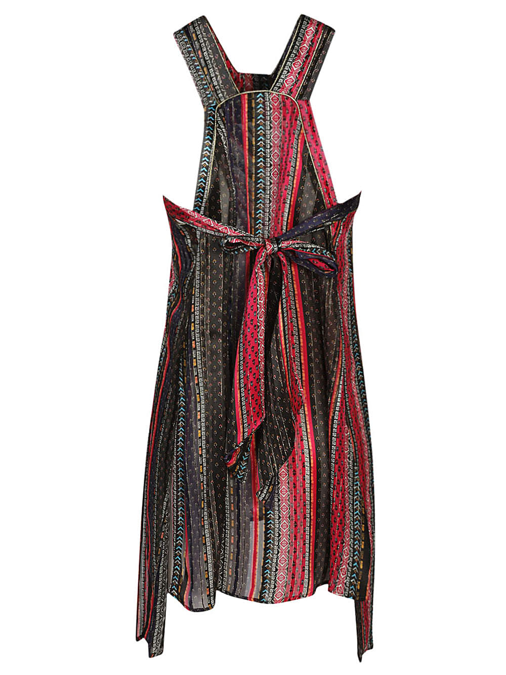 The Seafarer Asymmetrical Printed Shirt In Multi