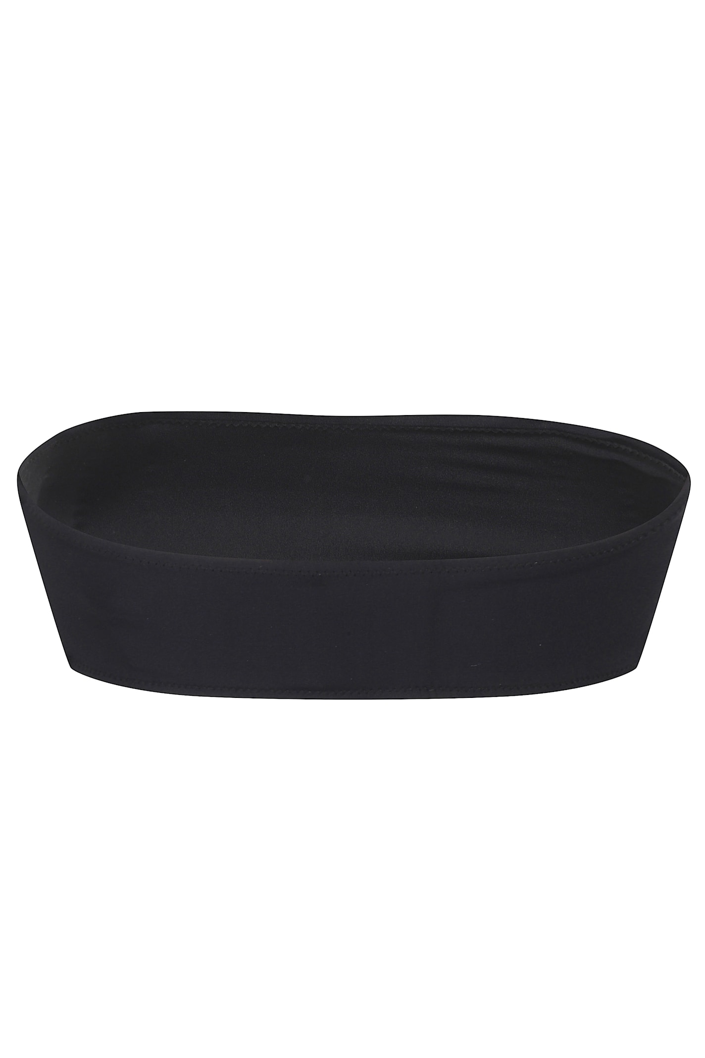Mc2 Saint Barth Bandeau Bikini Top In Black