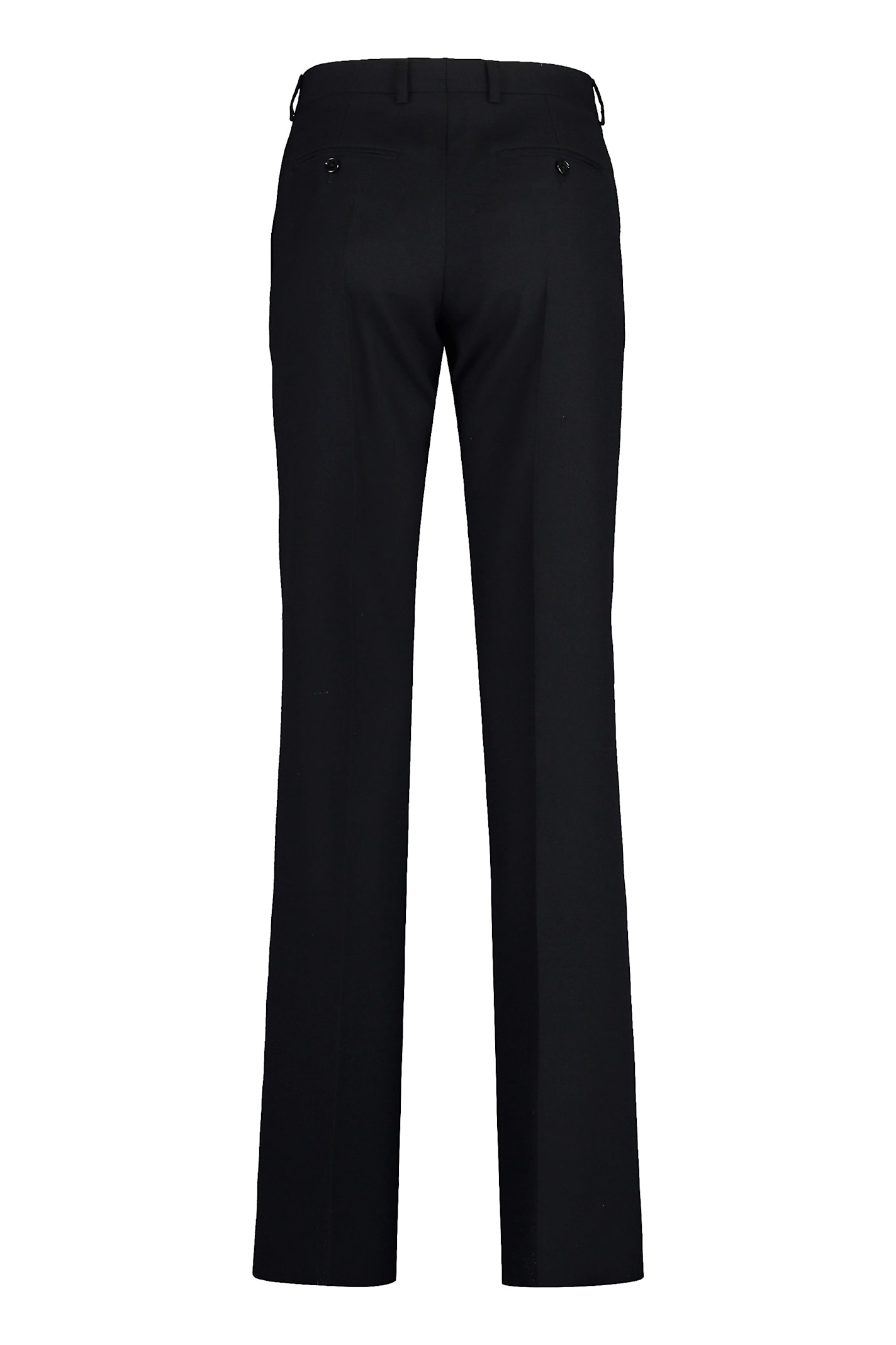 Celine Tailored Wool Trousers In Black