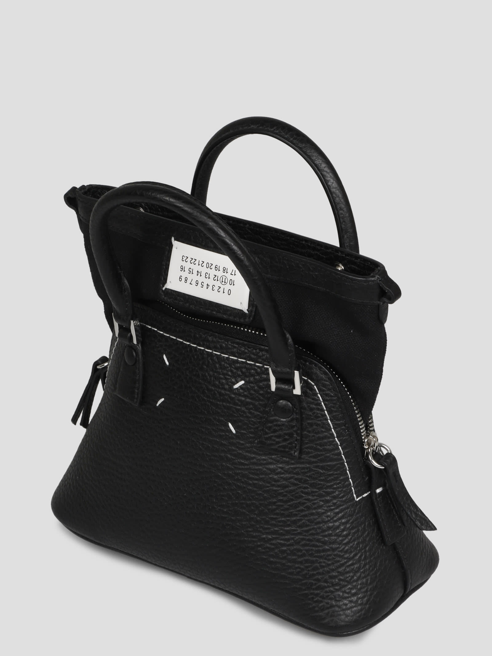Shop Maison Margiela 5ac Classique Micro Bag In Black