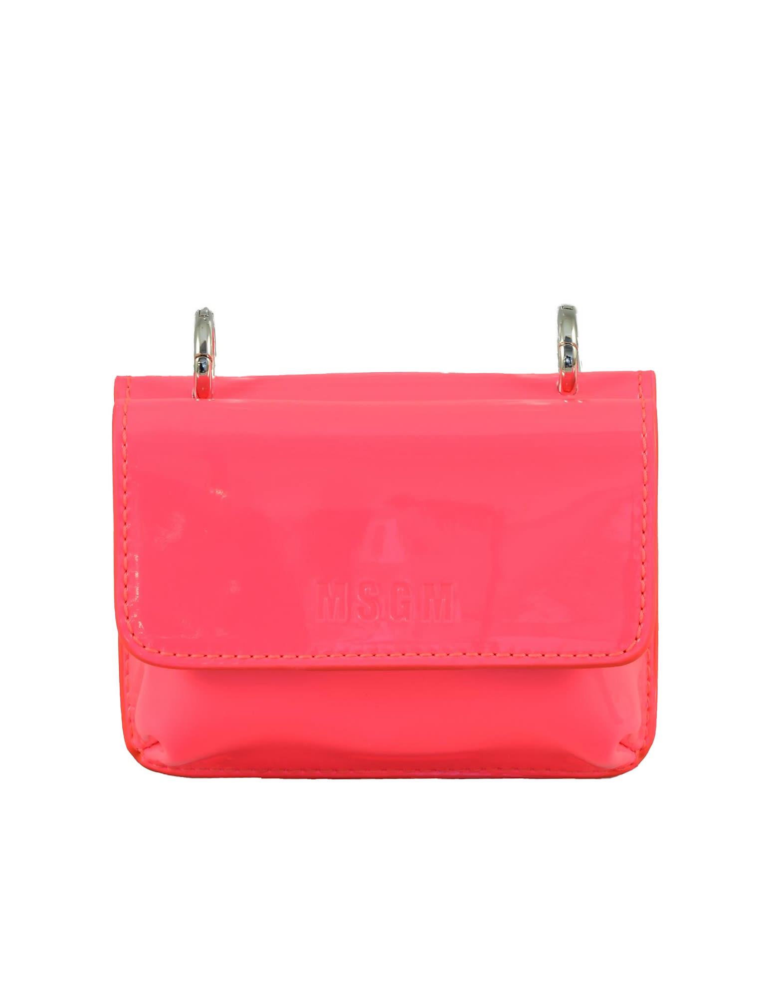 Msgm Womens Rosa Fluo Handbag