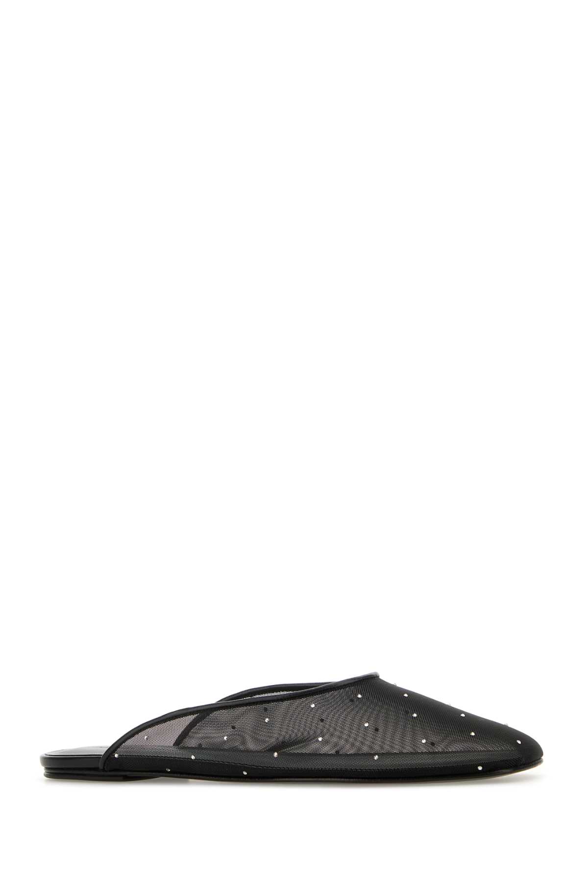 Magda Butrym Black Mesh Mule In Black