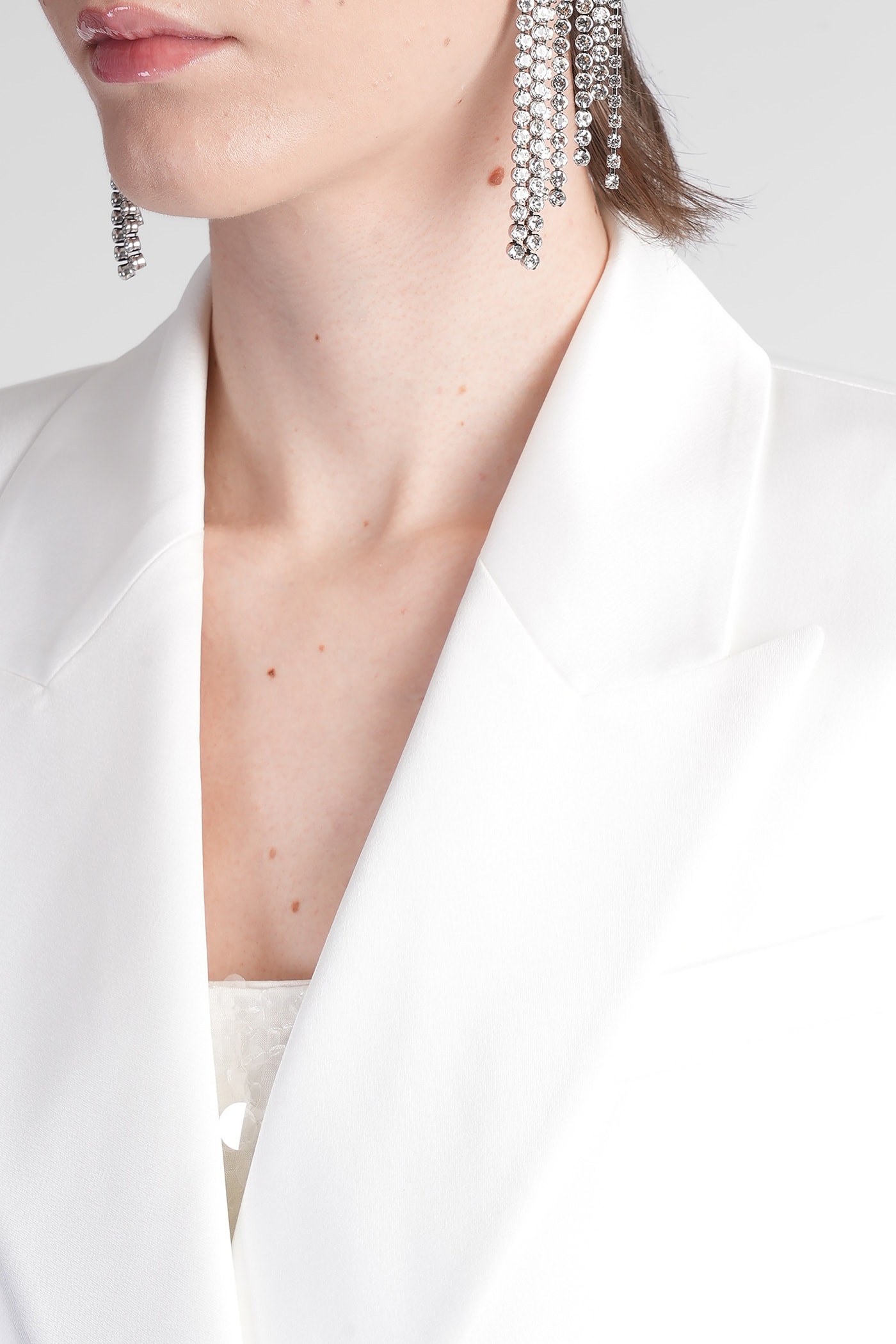 Simkhai Norah Blazer In White Acetate In White