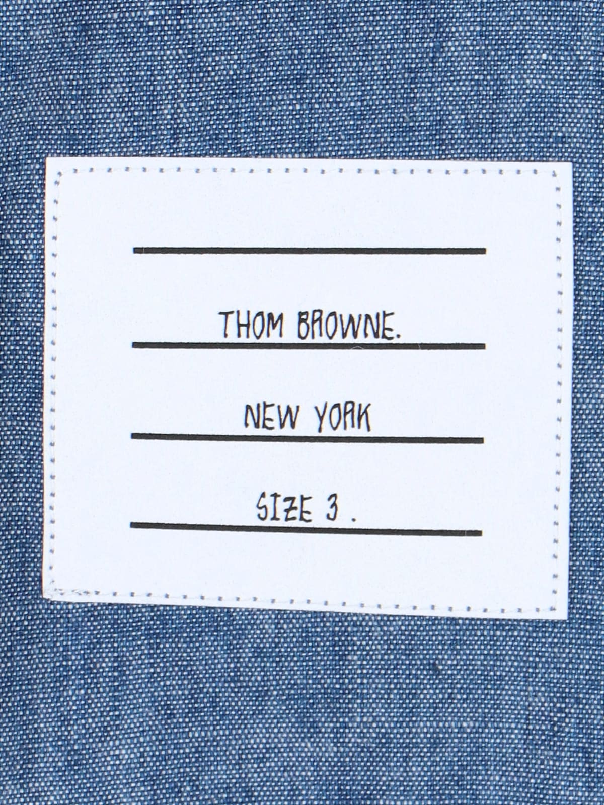 Shop Thom Browne 4-bar Shirt In Blue