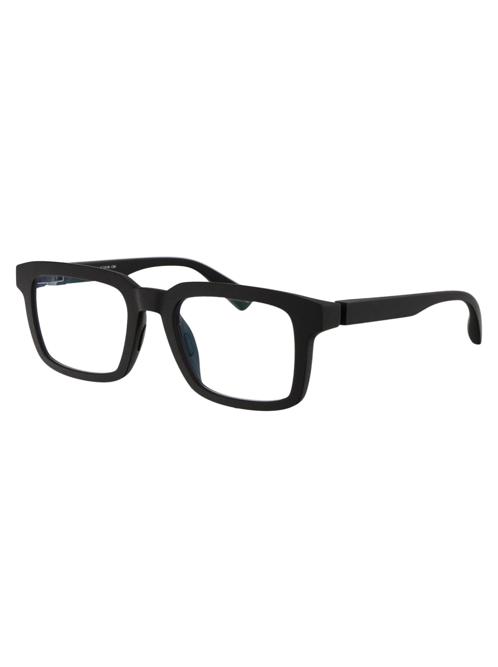 Shop Mykita Canna Glasses In 354 Md1-pitch Black Clear