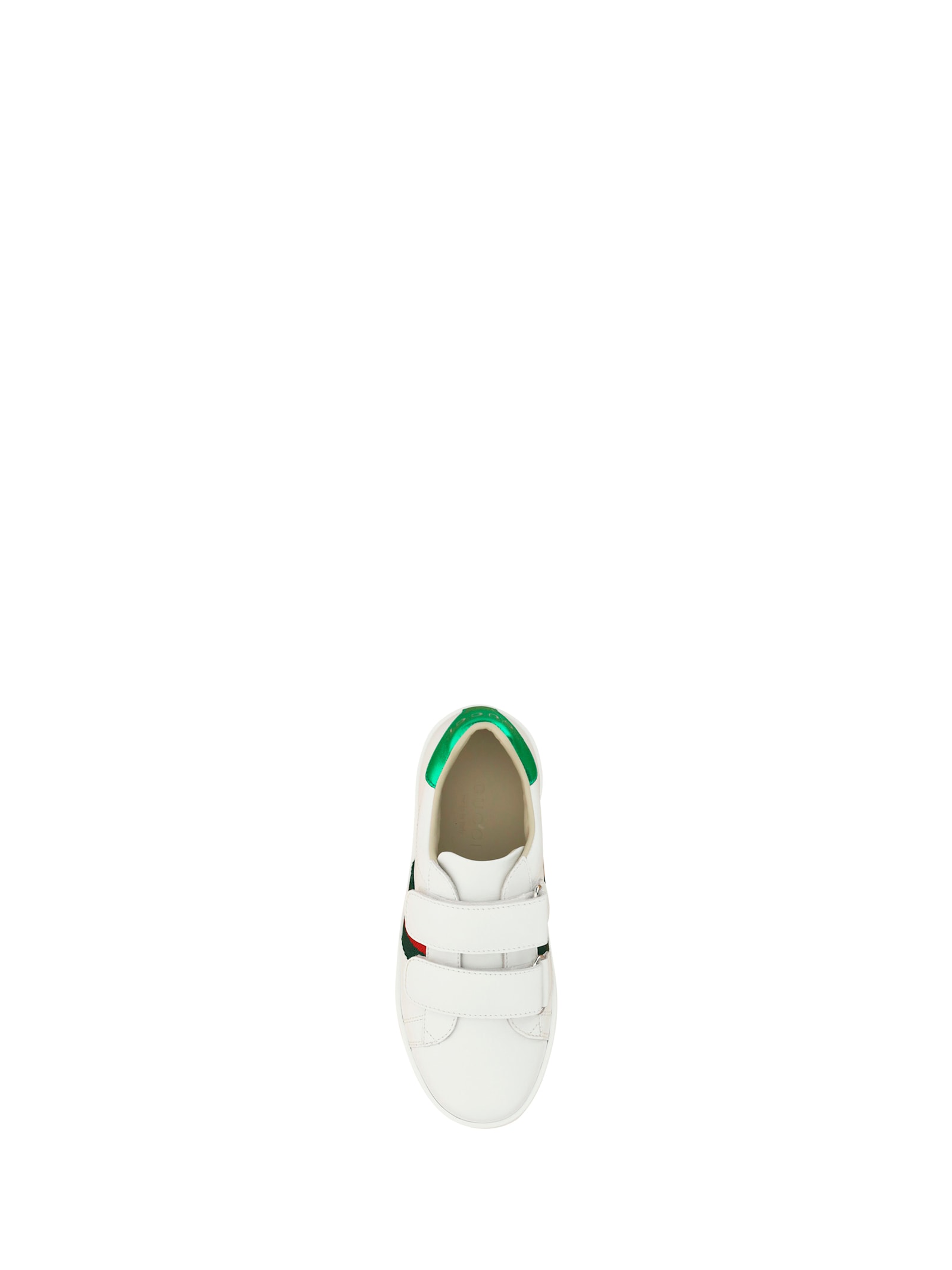 Gucci Ace Touch-strap Sneakers In White