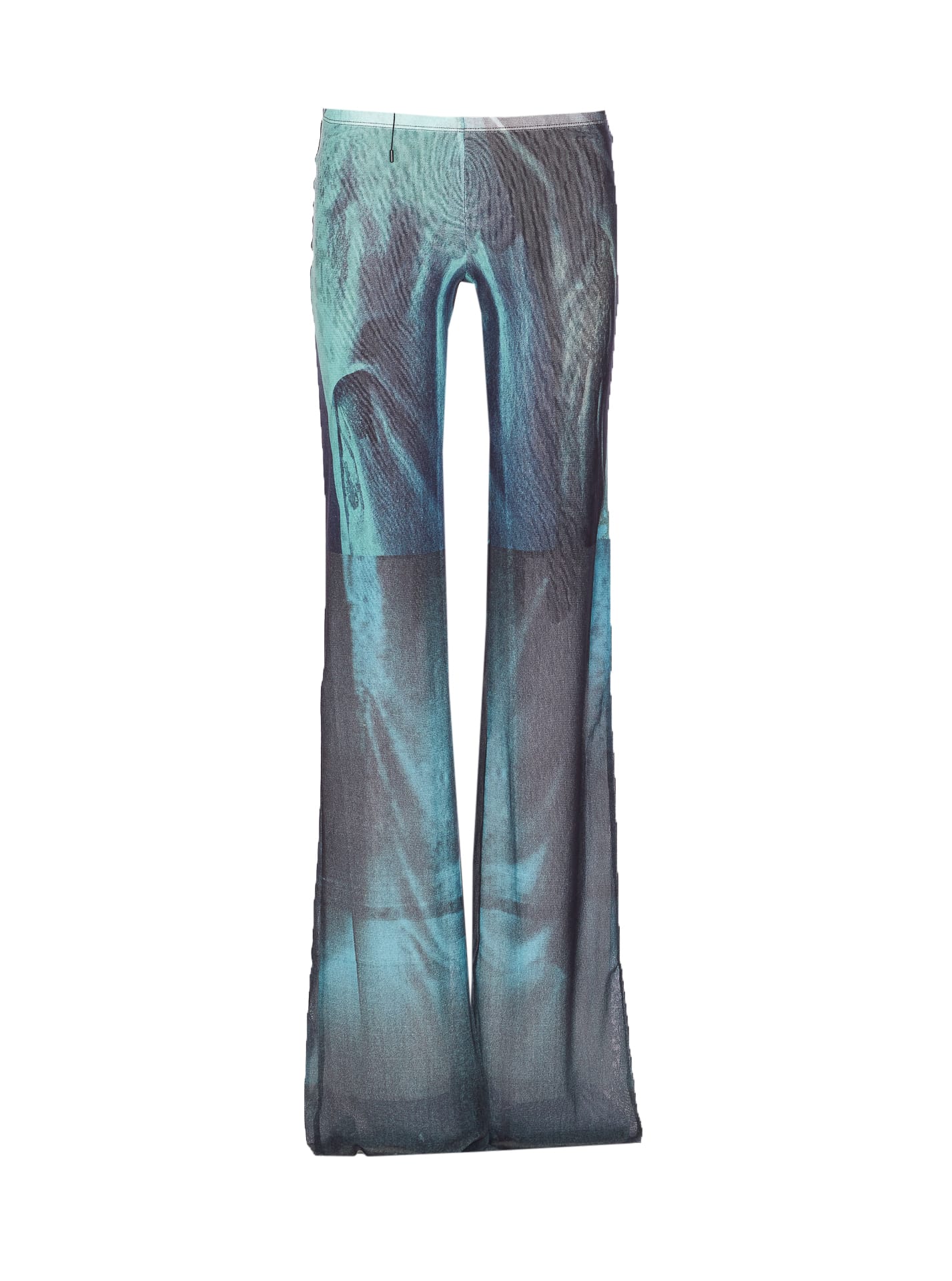 Jean Paul Gaultier The Water Print Pants In Multi