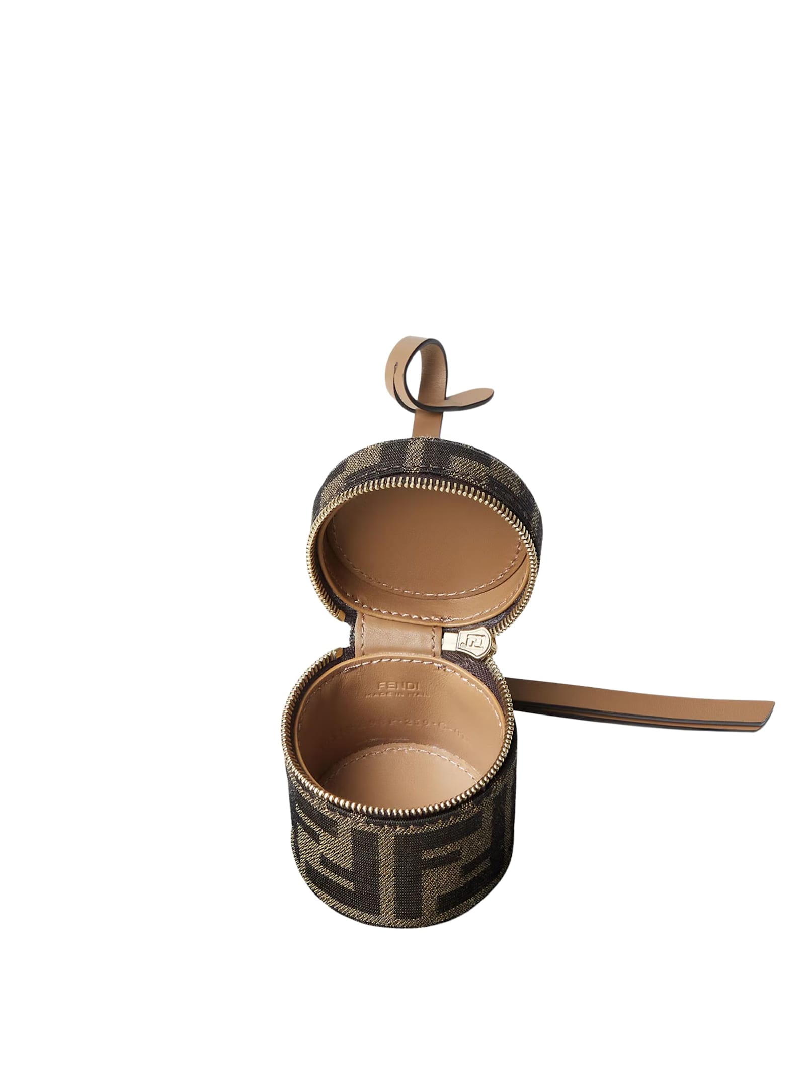 Fendi Women Baguette Coin Purse In Gray