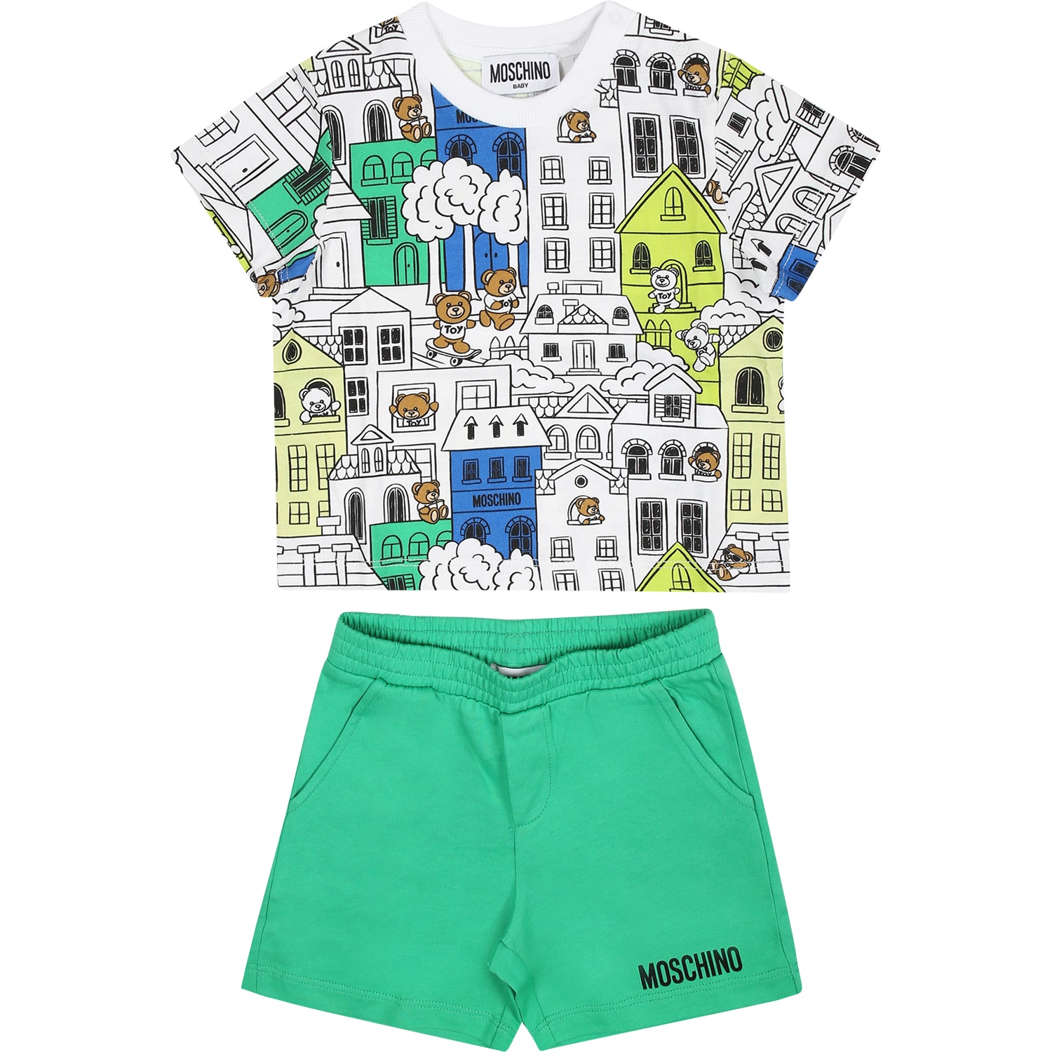 Moschino Kids' Multicolor Set For Baby Boy
