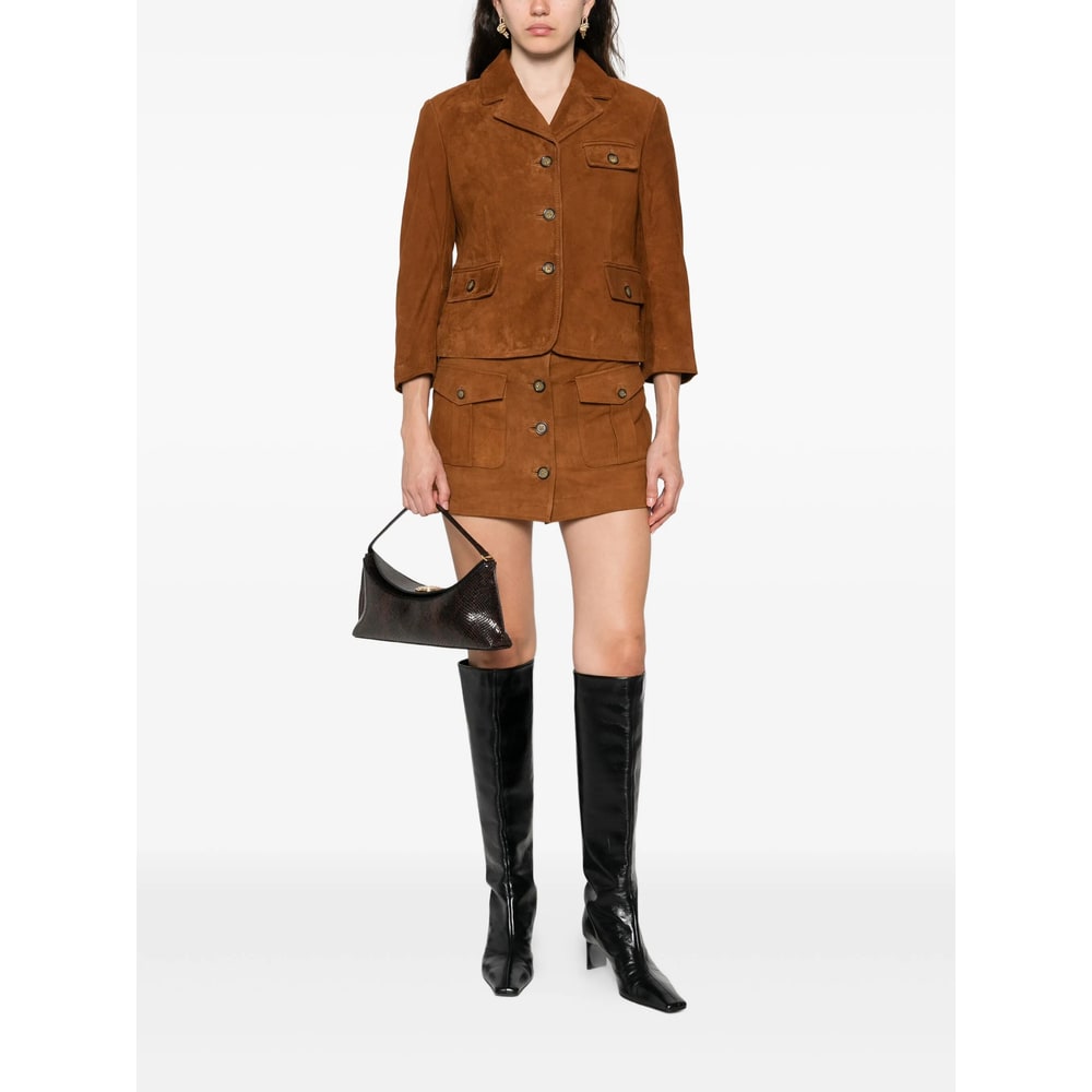 The Garment Skirts Brown In Animal Print