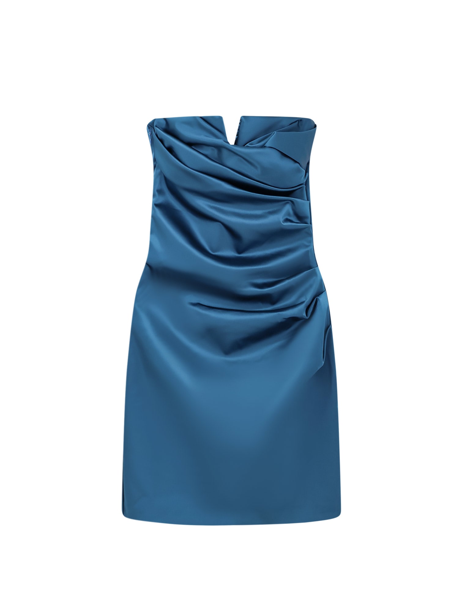 La Petit Robe Di Chiara Boni Arya Satin Short Dress