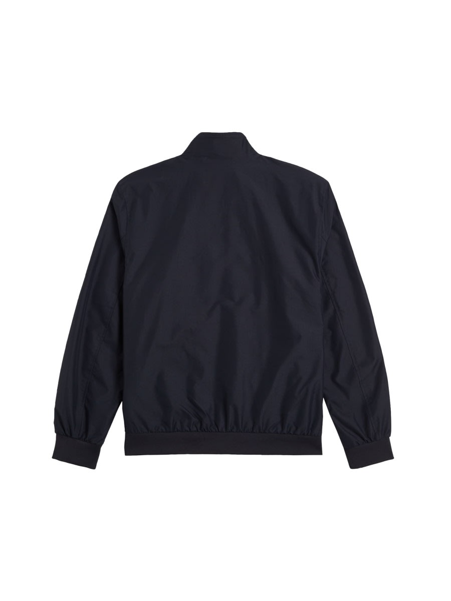 Shop Fred Perry Jacket With Logo In Blue