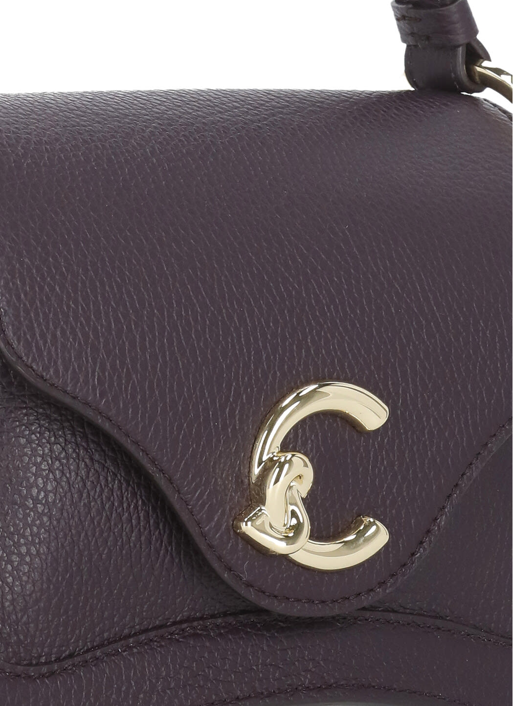Coccinelle C-me Foldove Top Medium Tote Bag In Purple