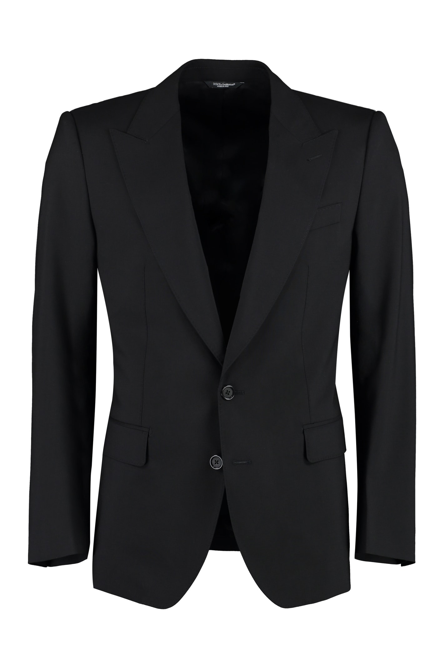 Shop Dolce & Gabbana Sicilia Wool Two-pieces Suit In Black