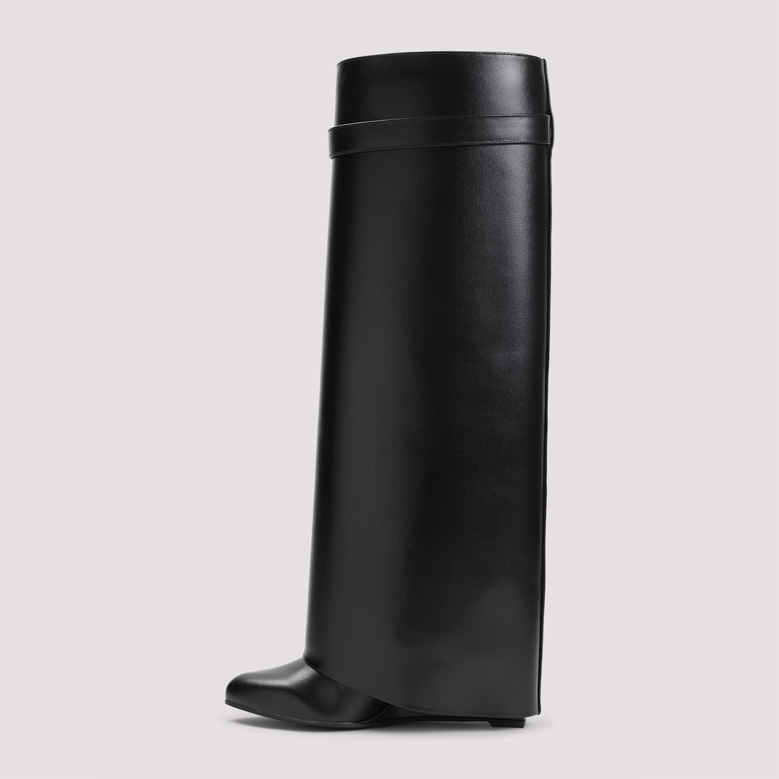 Givenchy High-heeled Boots With Structured Silhouette And Decorative Detail In Black