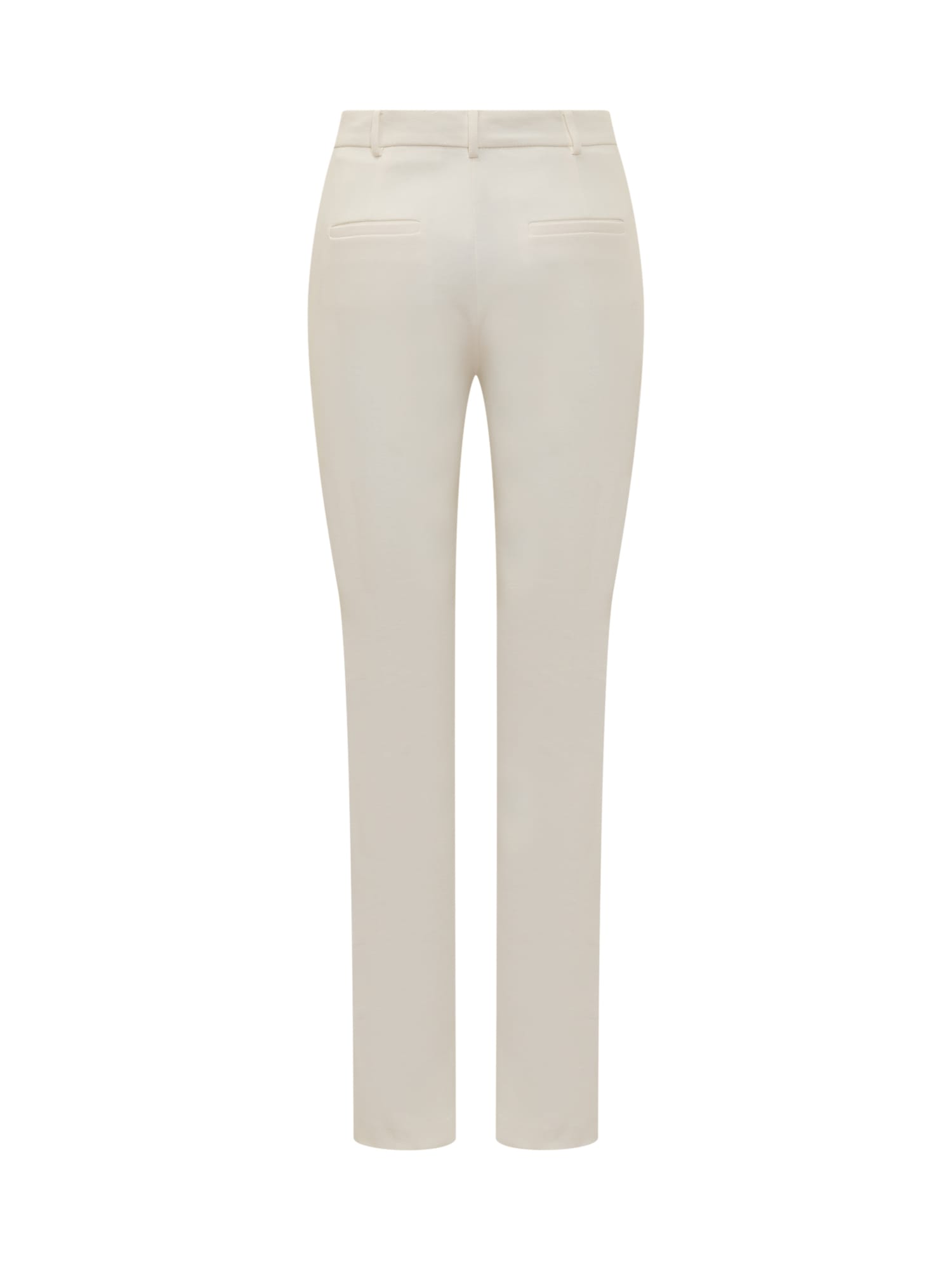 Shop Sportmax Pontida Trousers In Bianco