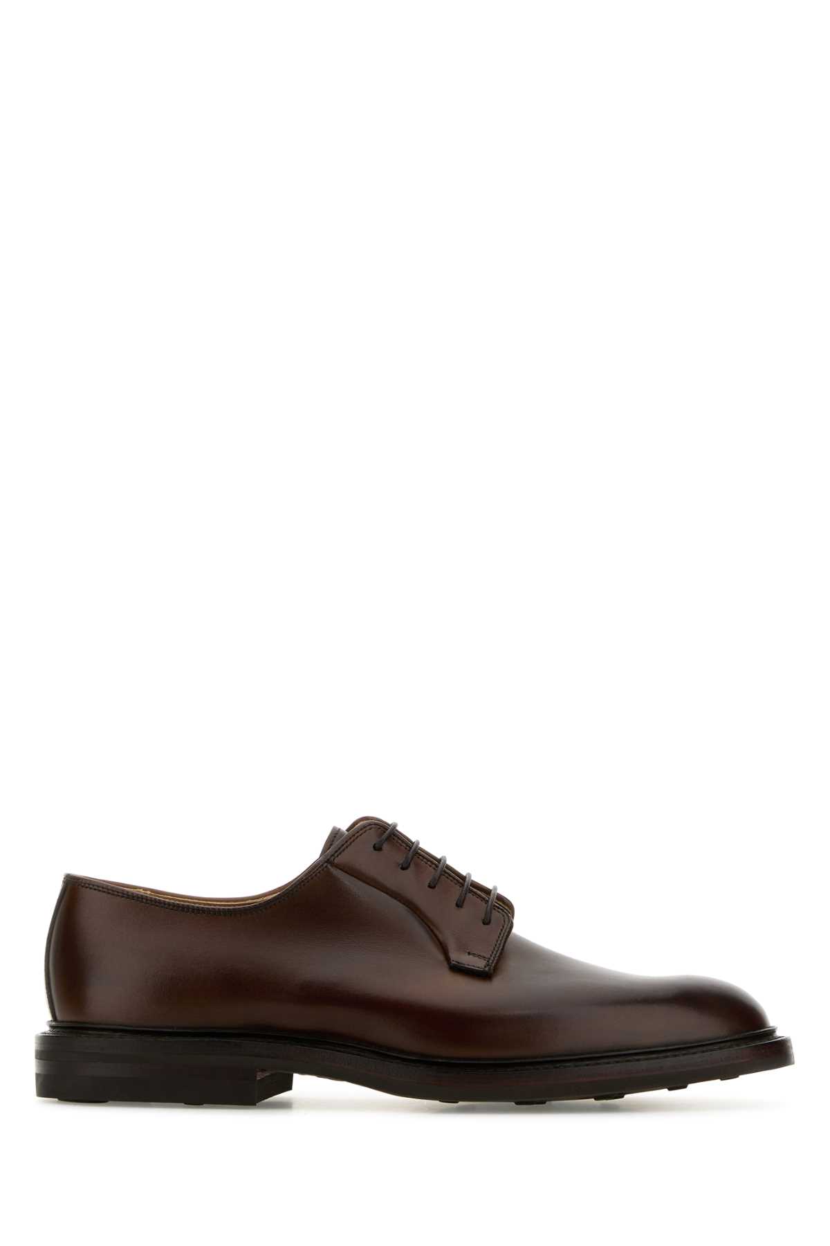 Brown Leather Lanark 3 Lace-up Shoes