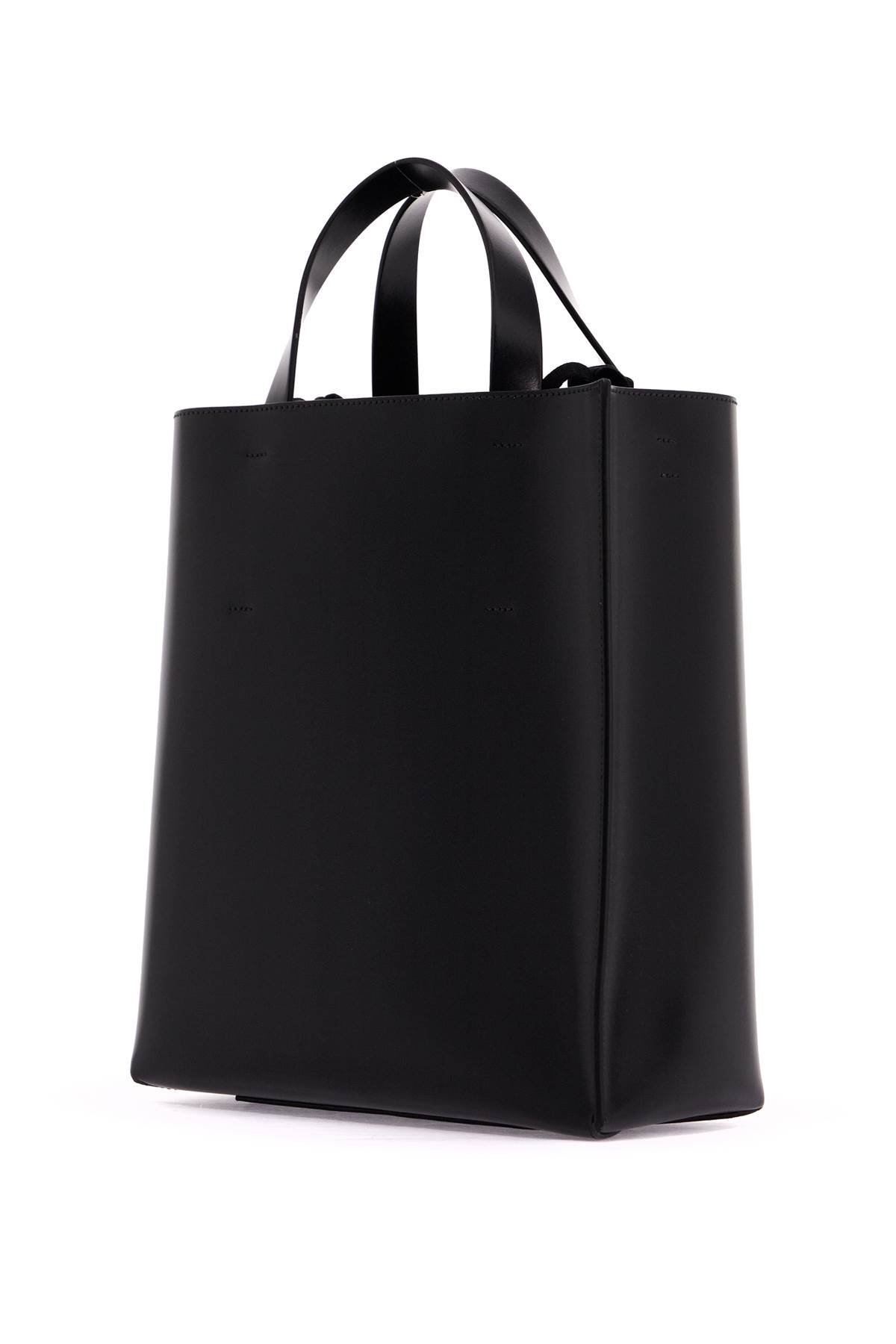 Shop Marni Small Museum Tote Bag In Black (black)