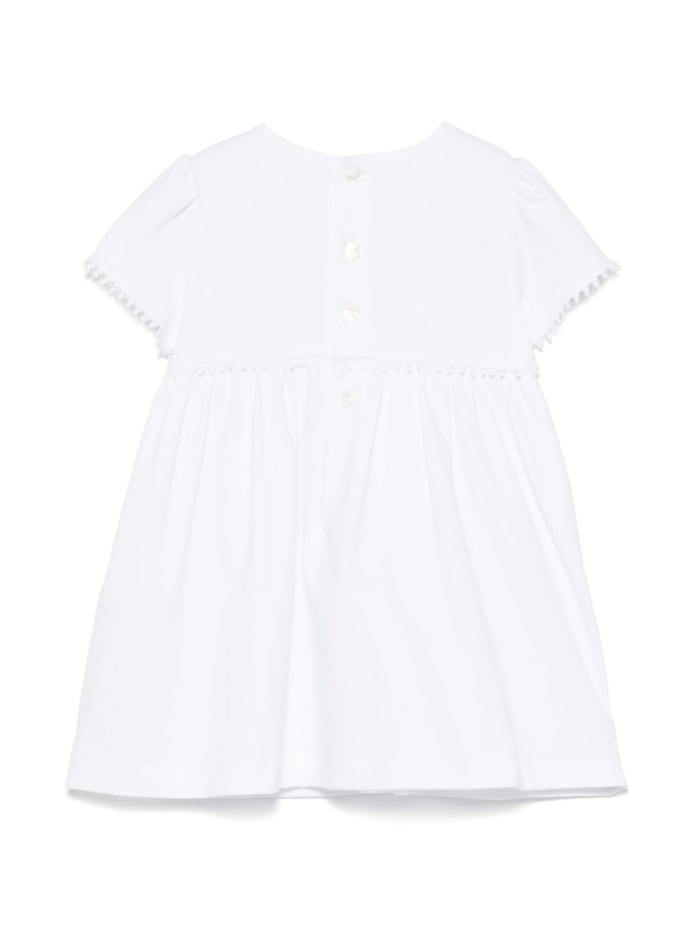 Il Gufo The Owl Dress With Embroidery In White