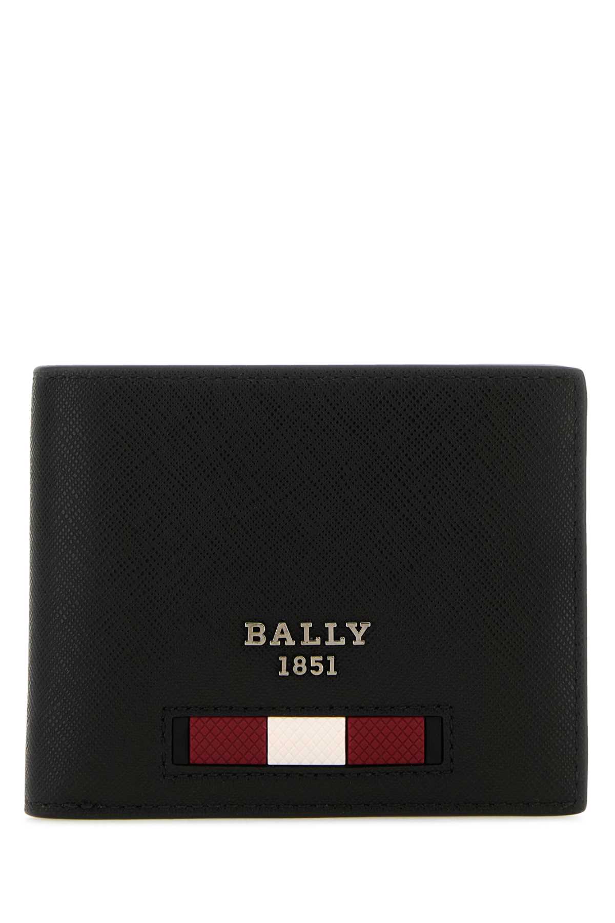 Bally Black Leather Bevye Wallet