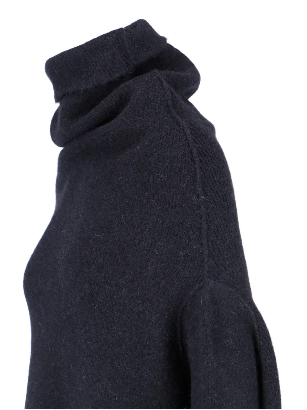 Shop Rick Owens Shroud High Neck Sweater In Black