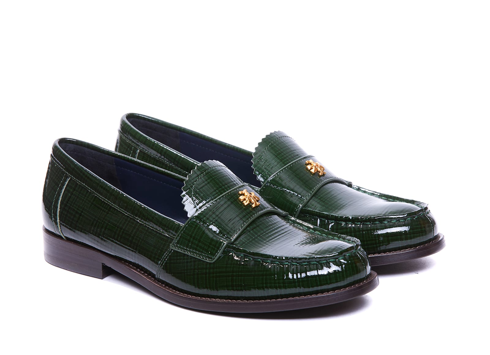 Shop Tory Burch Classic Loafers In Green