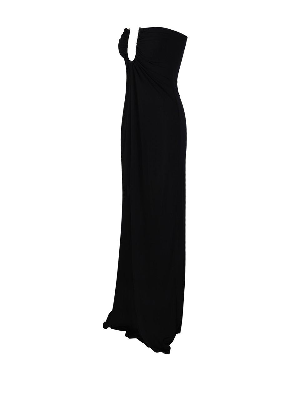 Christopher Esber Arced Palm Strapless Dress