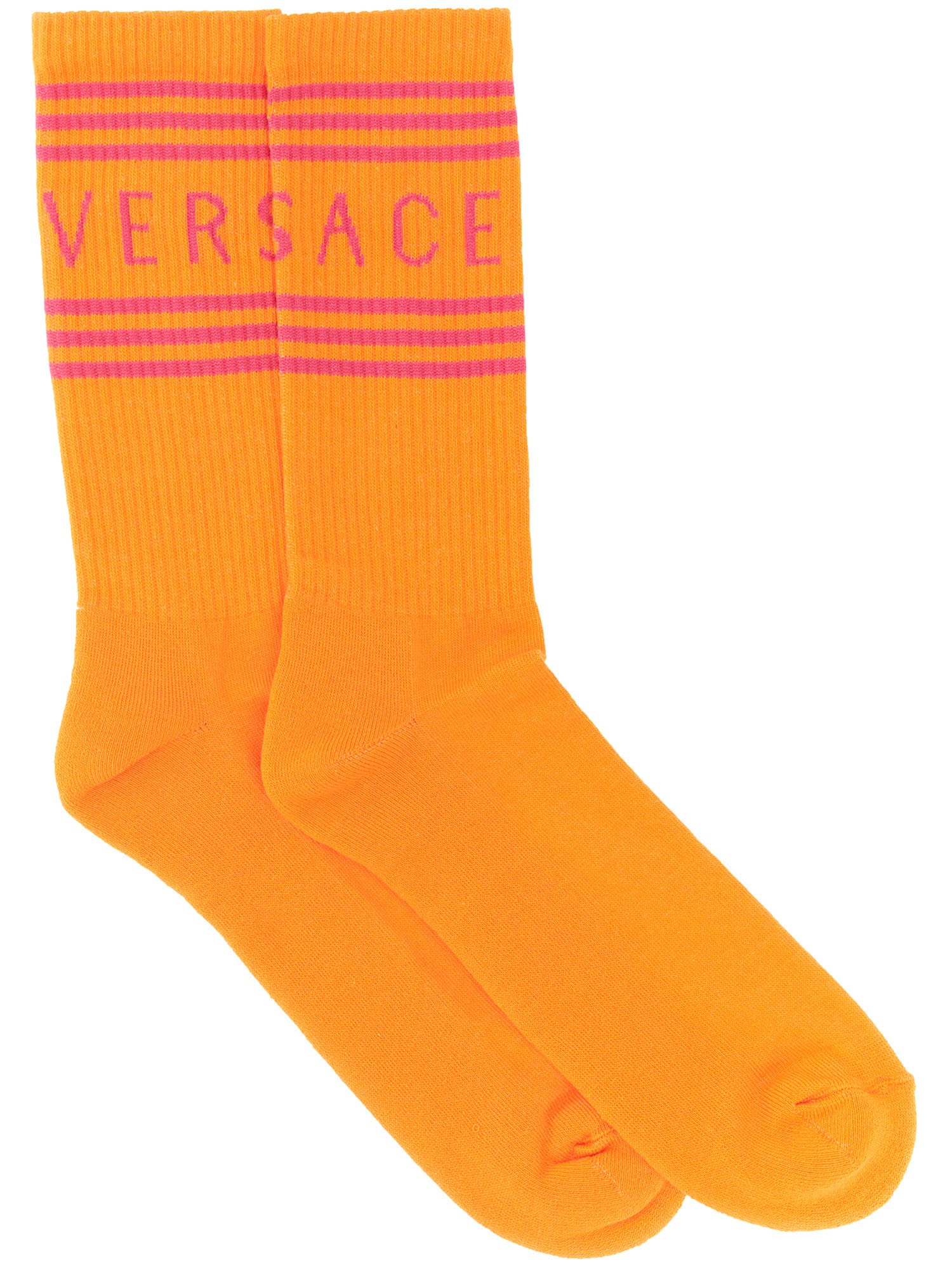 Versace Sock With Logo