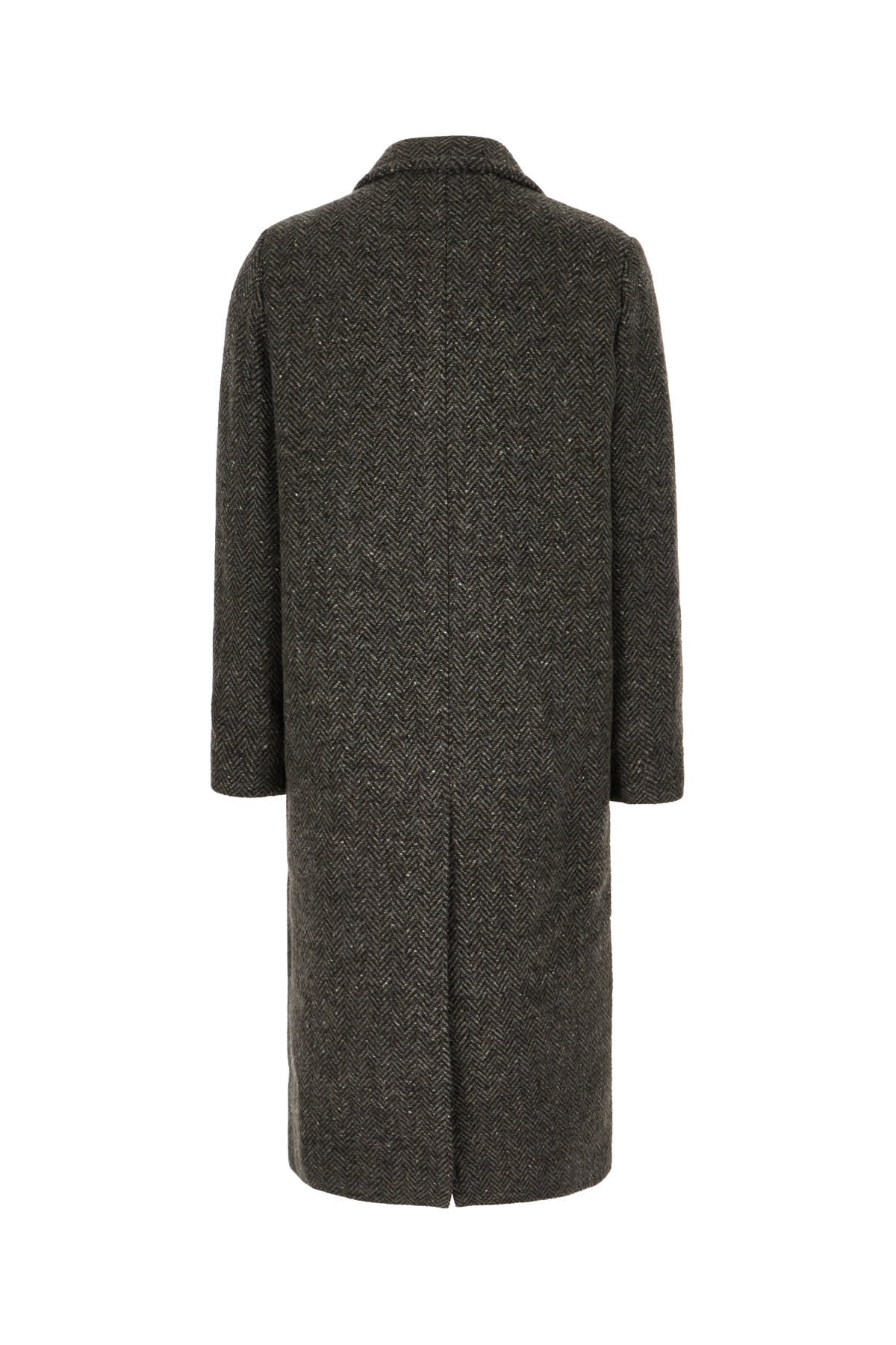 Shop Weekend Max Mara Embroidered Wool Blend Corinto Coat In Antracite