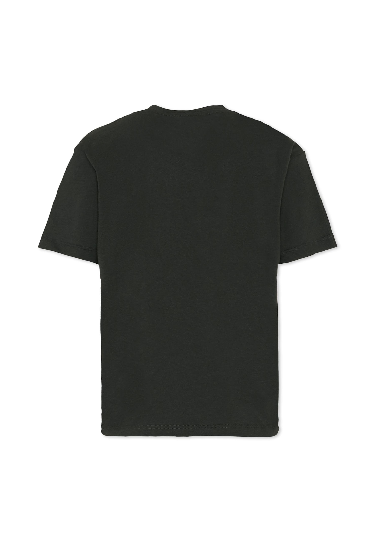 Msgm Black T-shirt For Boy With Logo In Black