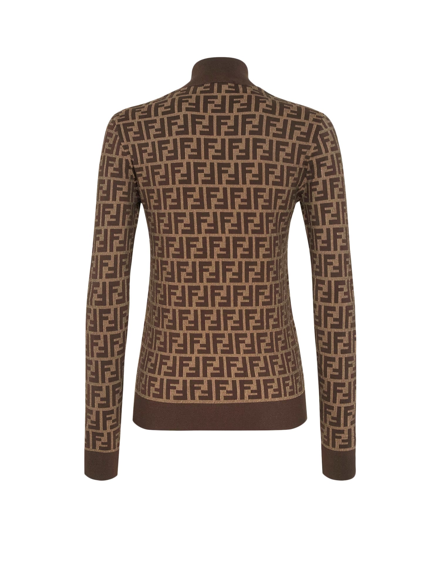 Shop Fendi Sweater In Brown