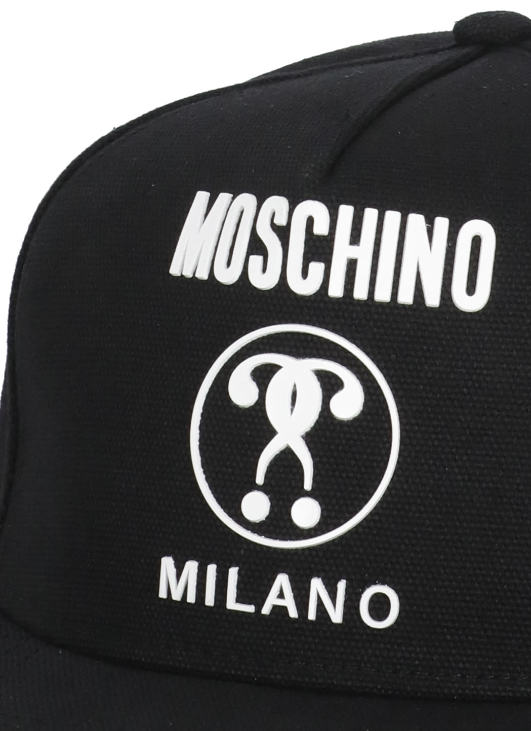 Shop Moschino Baseball Hat With Logo In Black