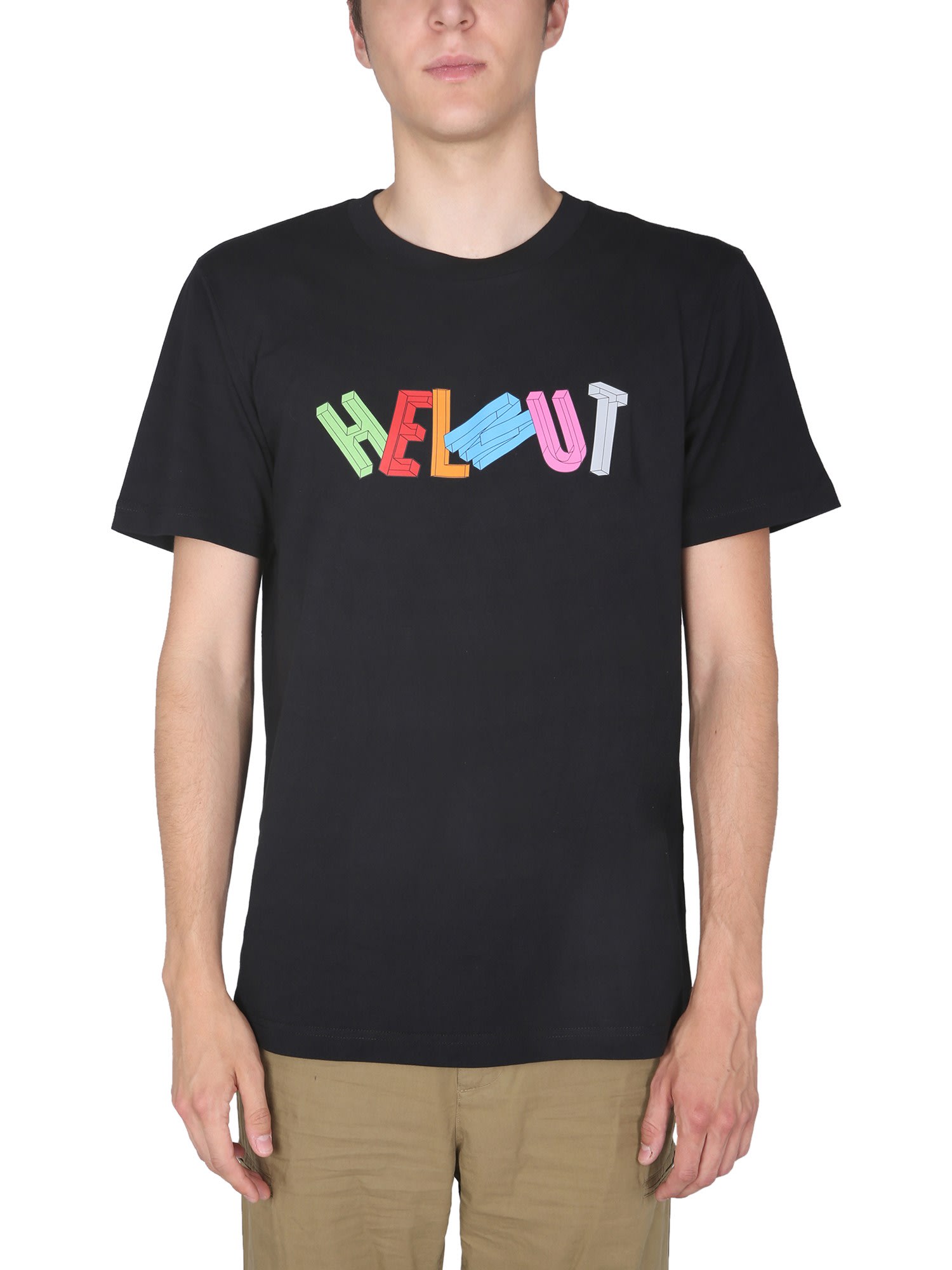 Helmut Lang 3d Logo T-shirt