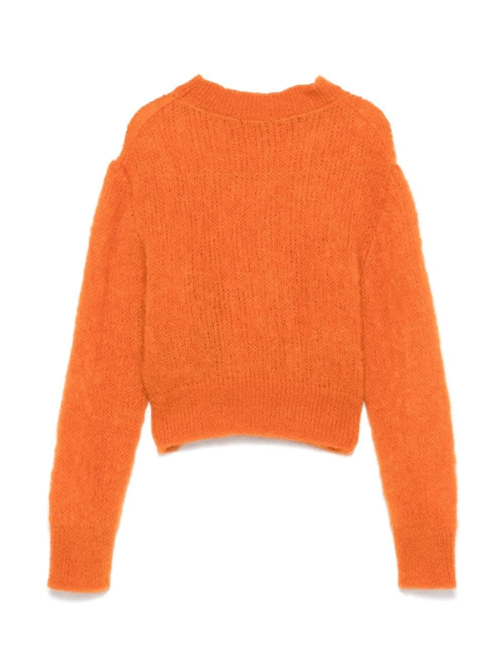 Shop Miss Grant Maglione Girocollo In Orange