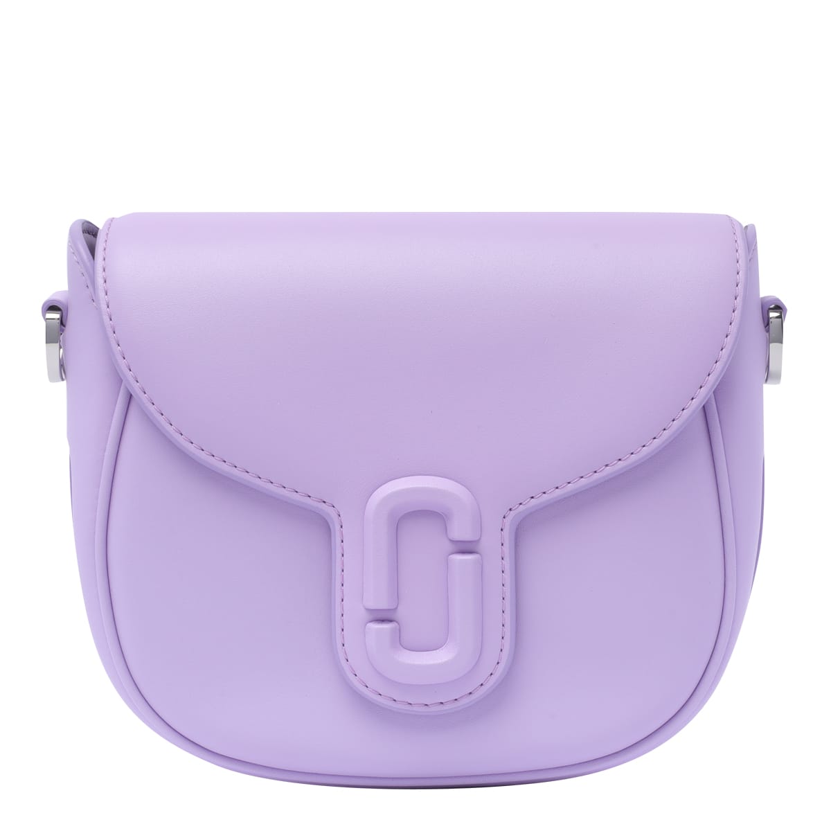 Shop Marc Jacobs The J Marc Small Saddle Bag In Purple