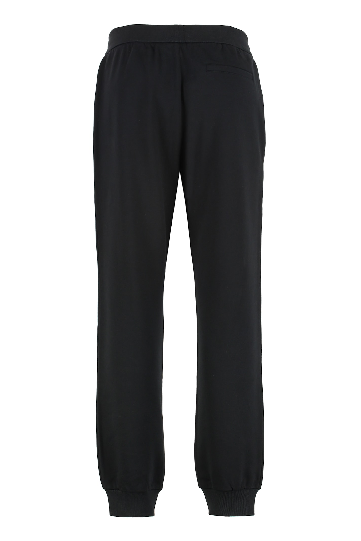 Versace Cotton Track-pants In Black