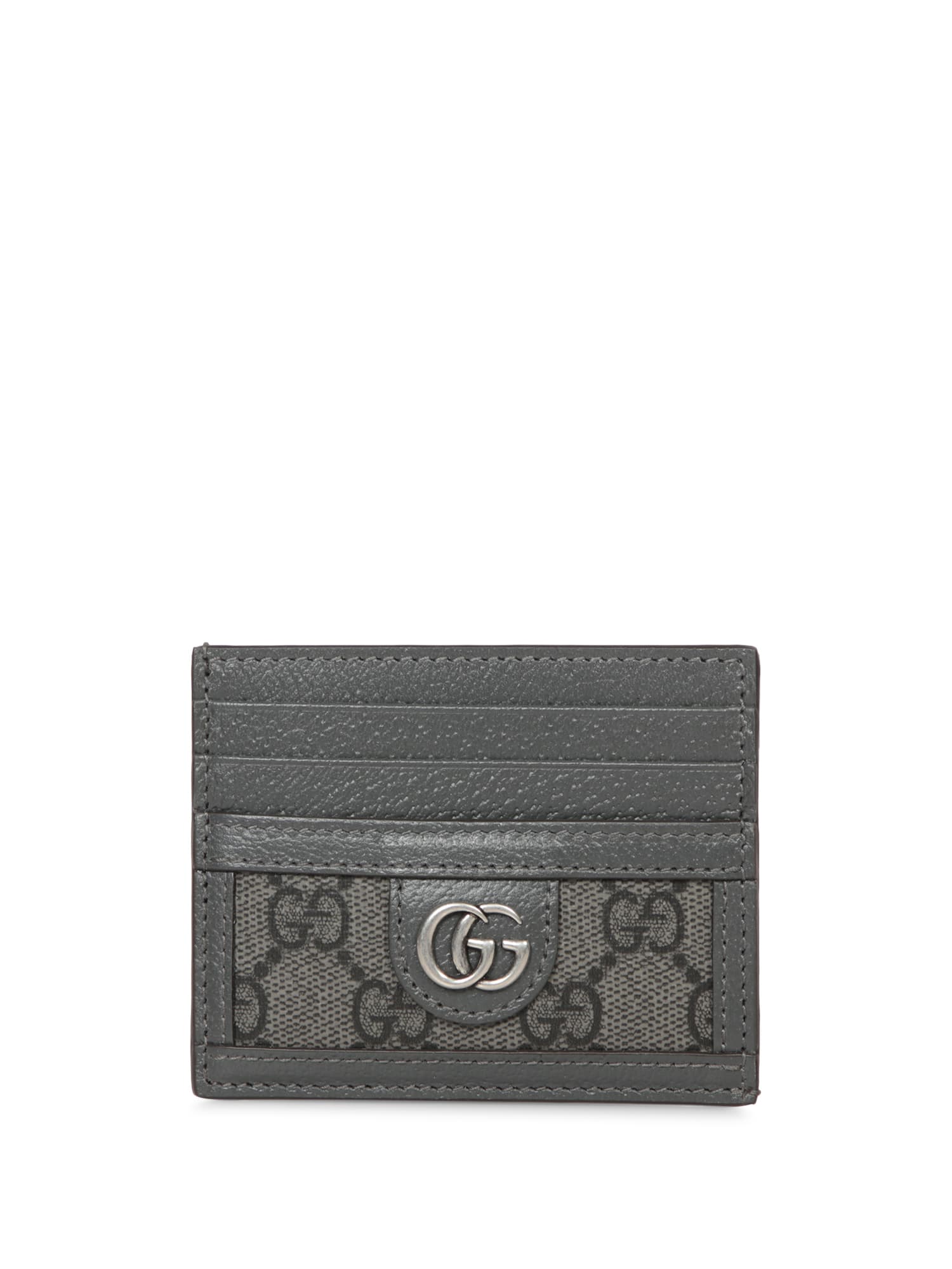 Shop Gucci Gg Grey Cardholder