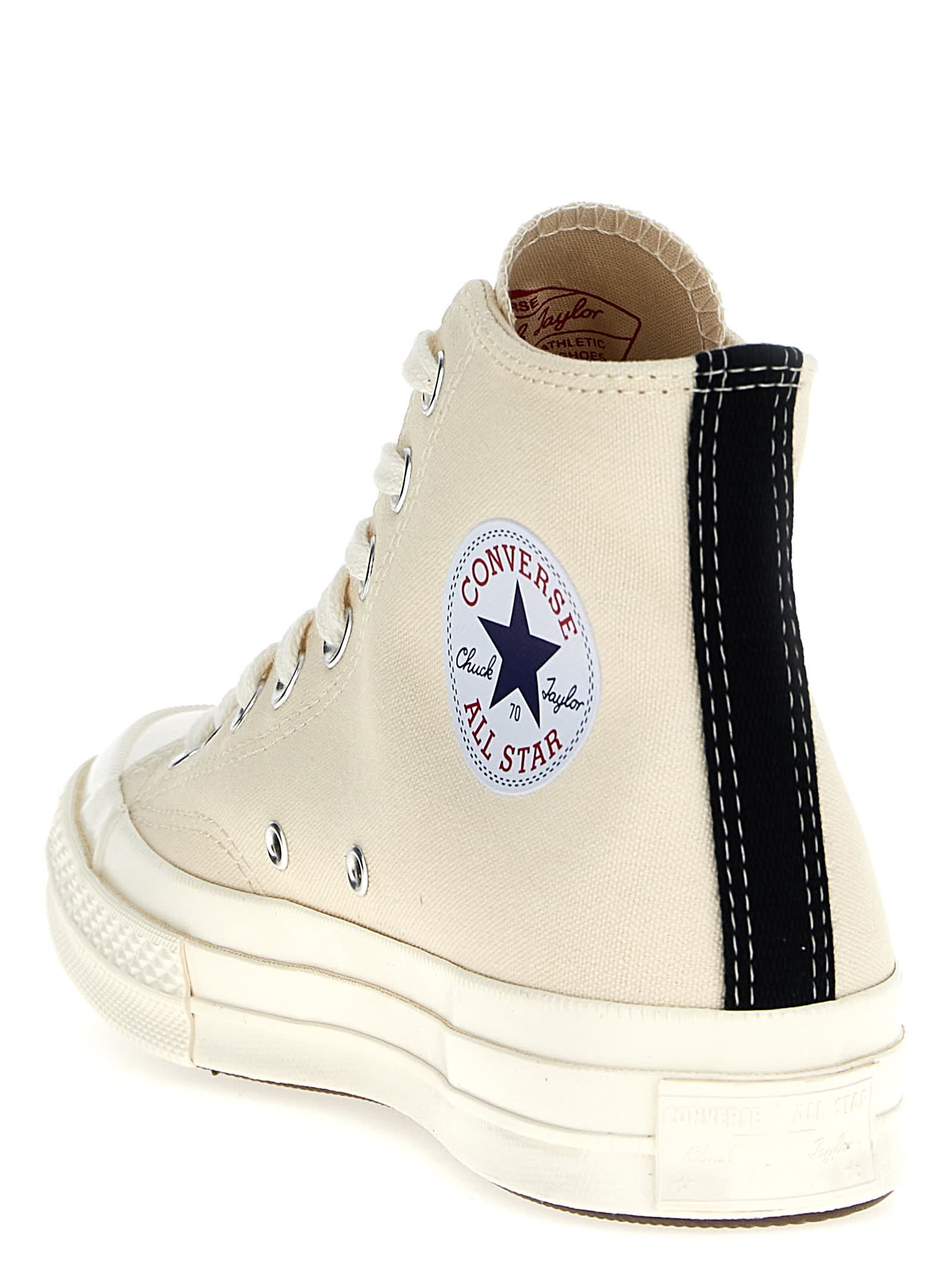 Comme Des Garçons Play Commes Des Garcons X Converse Sneakers In White
