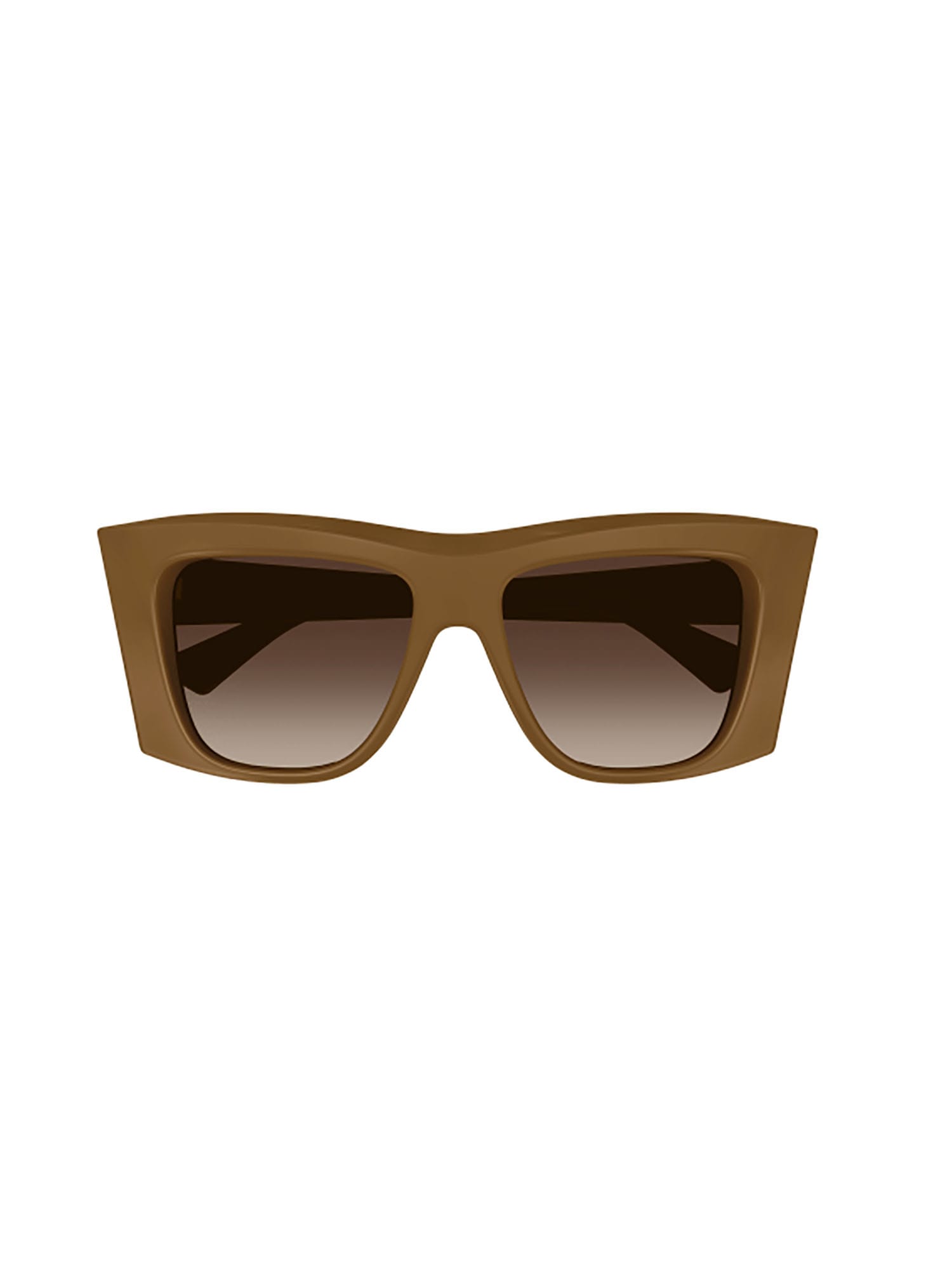 Shop Bottega Veneta Bv1270s Sunglasses In Brown Brown Brown