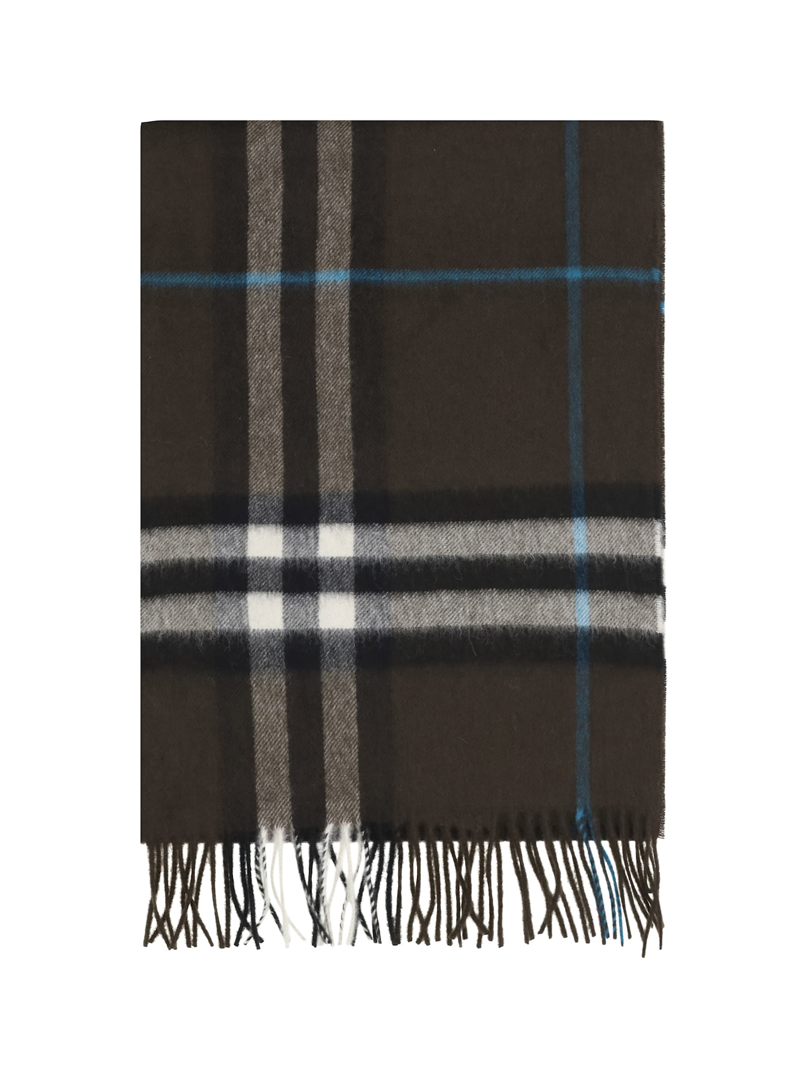 Burberry Cashmere Scarf With Check Pattern