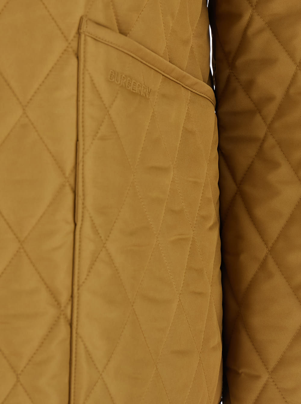 Burberry Giubbino In Poliestere Beige  Donna In Brown