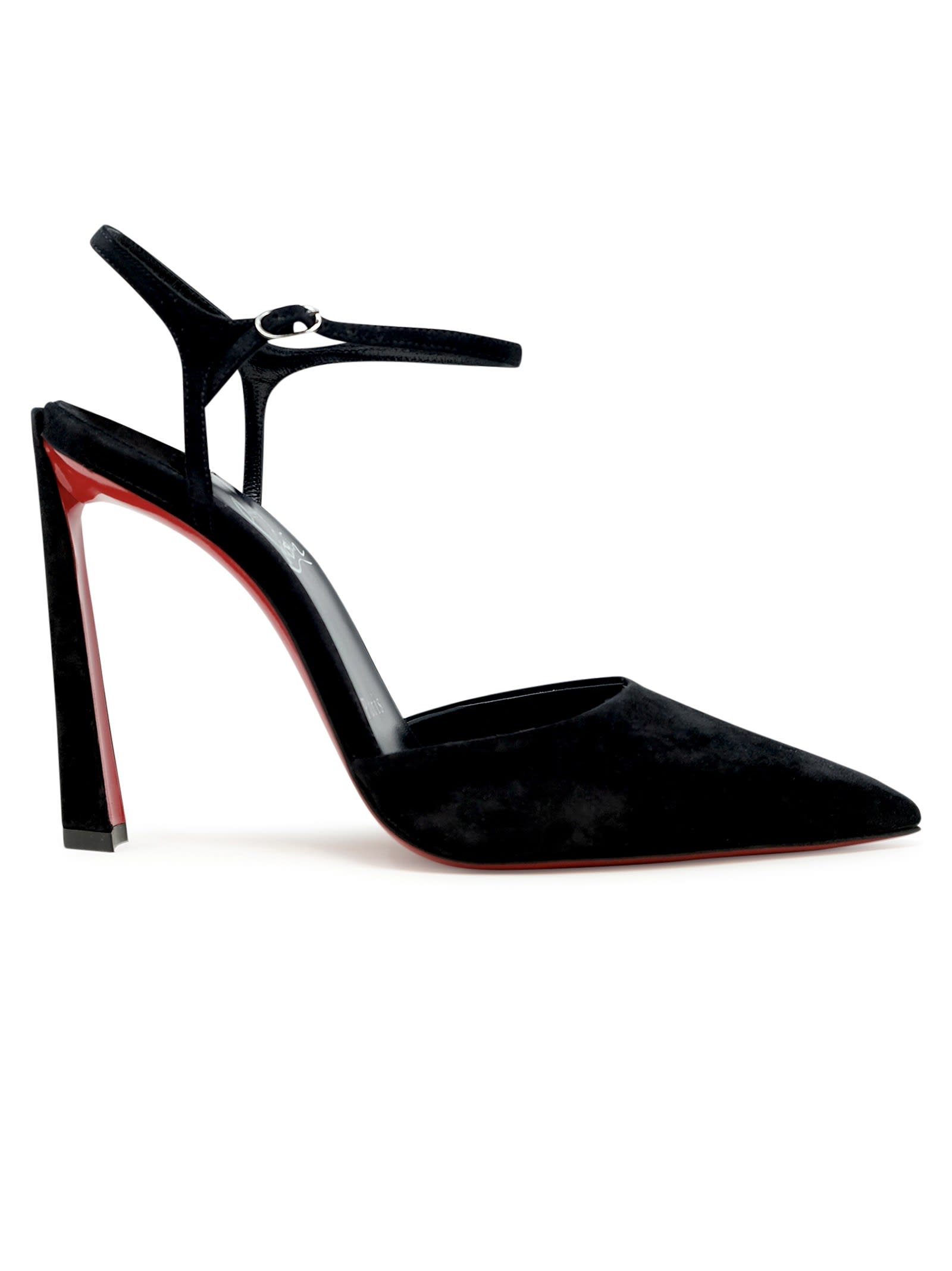 Christian Louboutin Condora Riviera Ankle Strap Pump In Black
