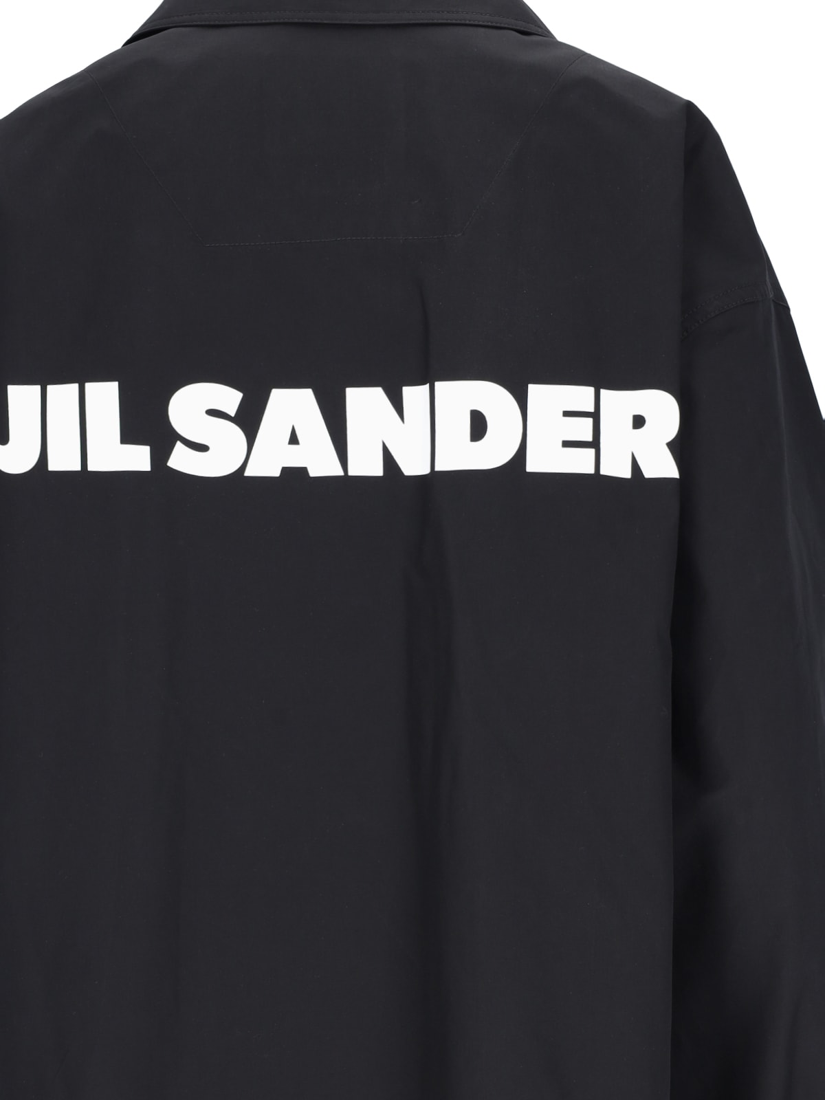 Shop Jil Sander Back Logo Jacket In Black
