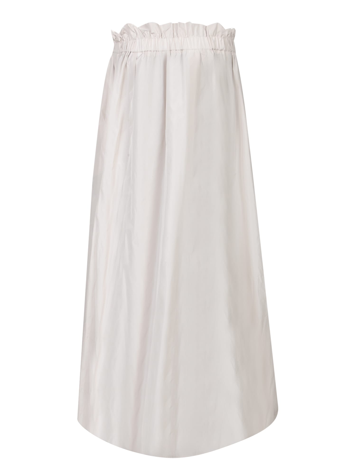 Herno Relaxed Silhouette Skirt With Subtle Sheen In White