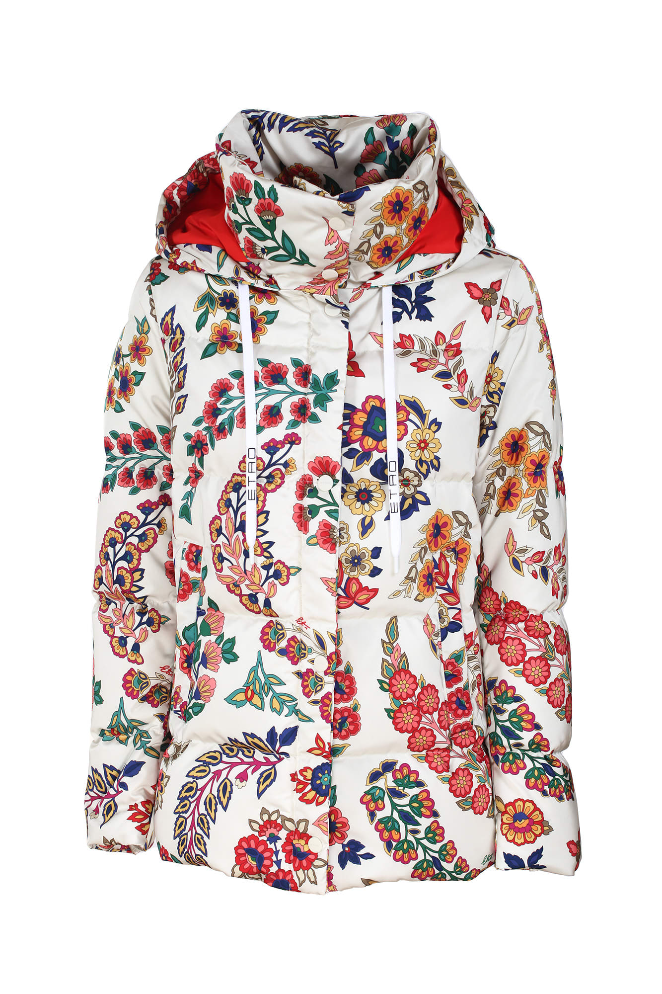 Etro Floral Paisley Quilted Down Jacket