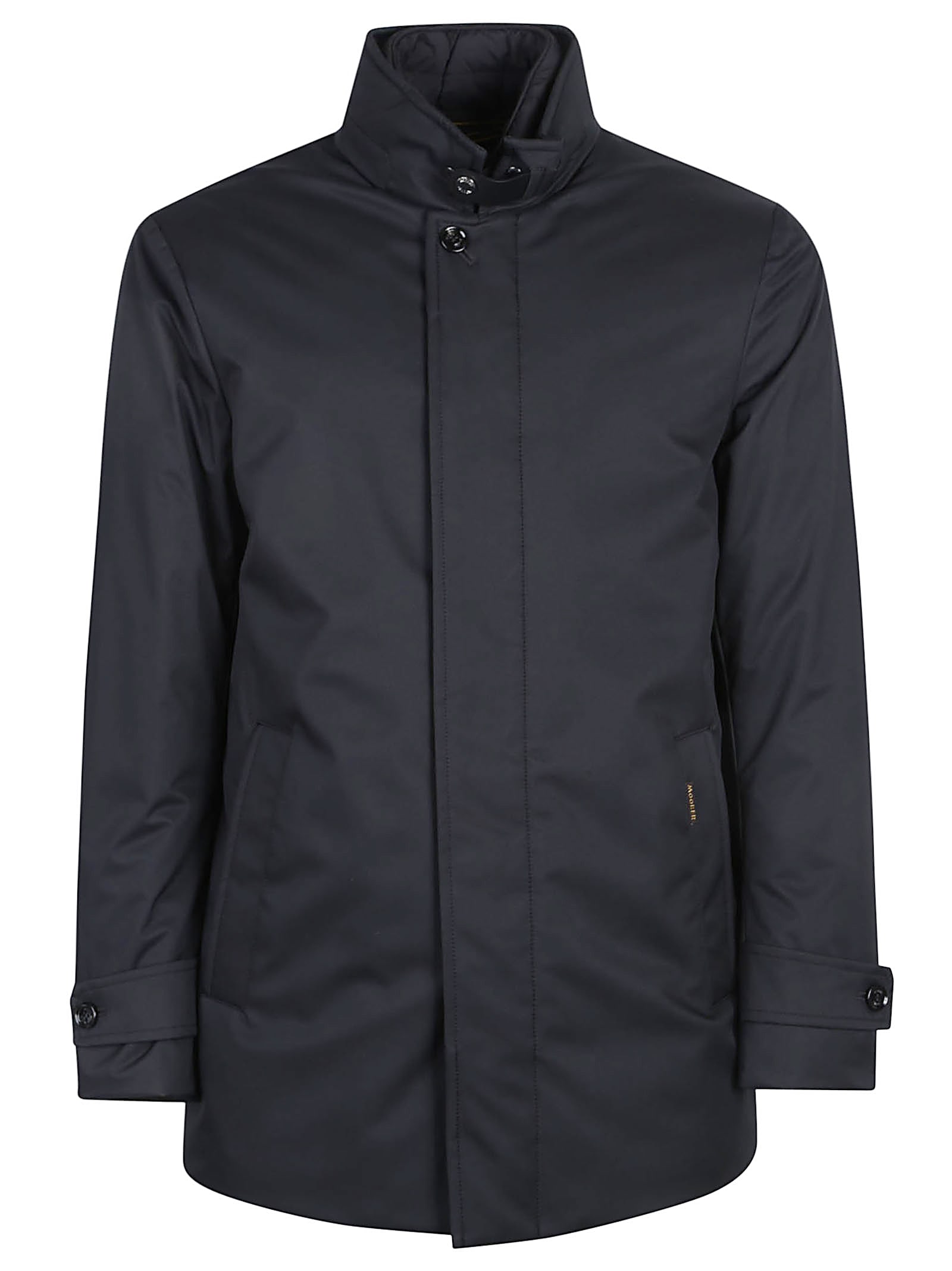 Moorer Man Puffer Midnight Blue Size 42 Polyester In Black