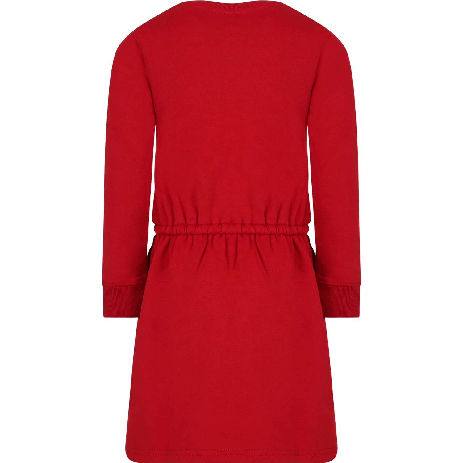 Shop Ralph Lauren Red Derss For Girl With Bear And Logo
