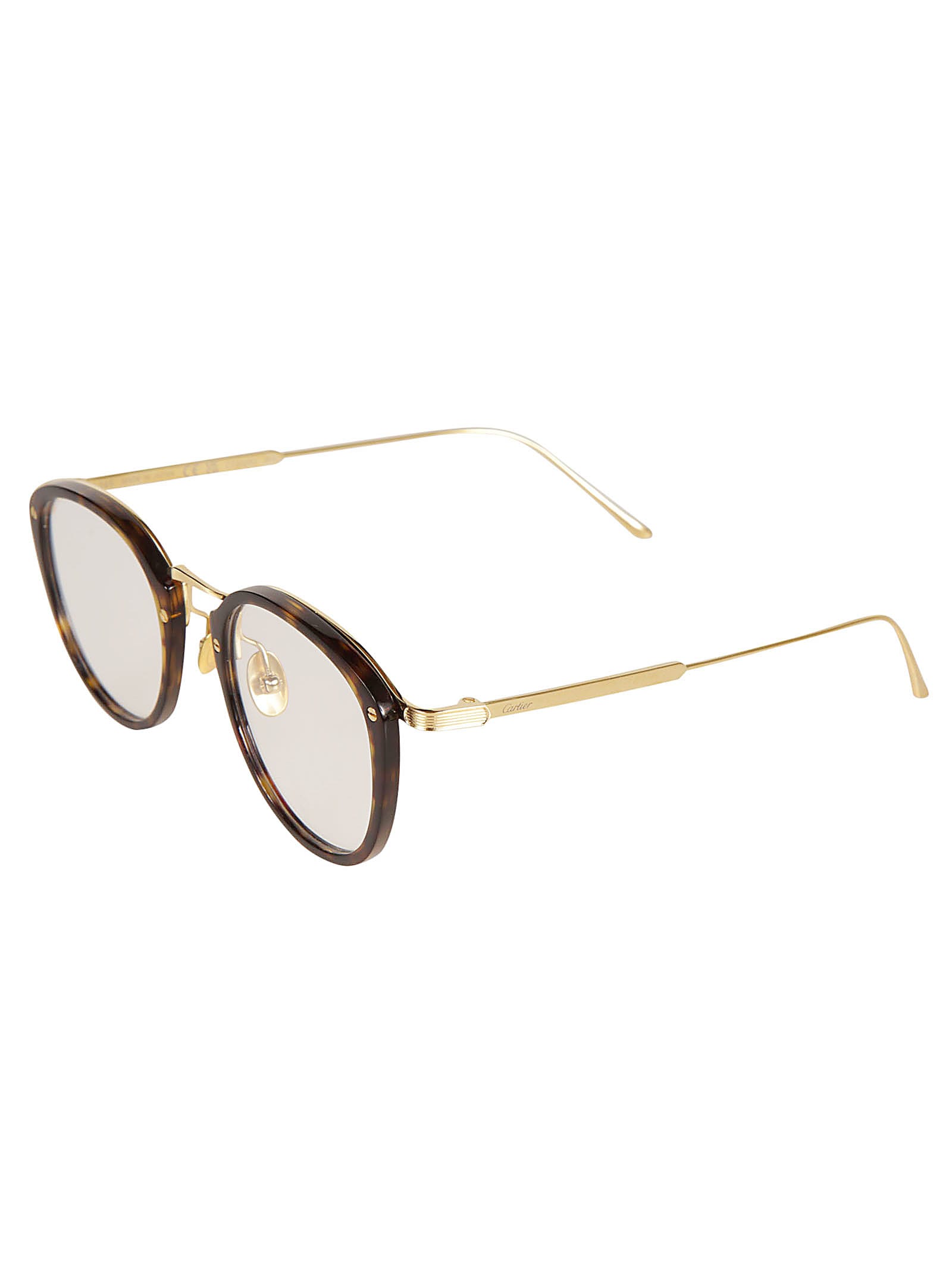 Shop Cartier Round Frame In Gold