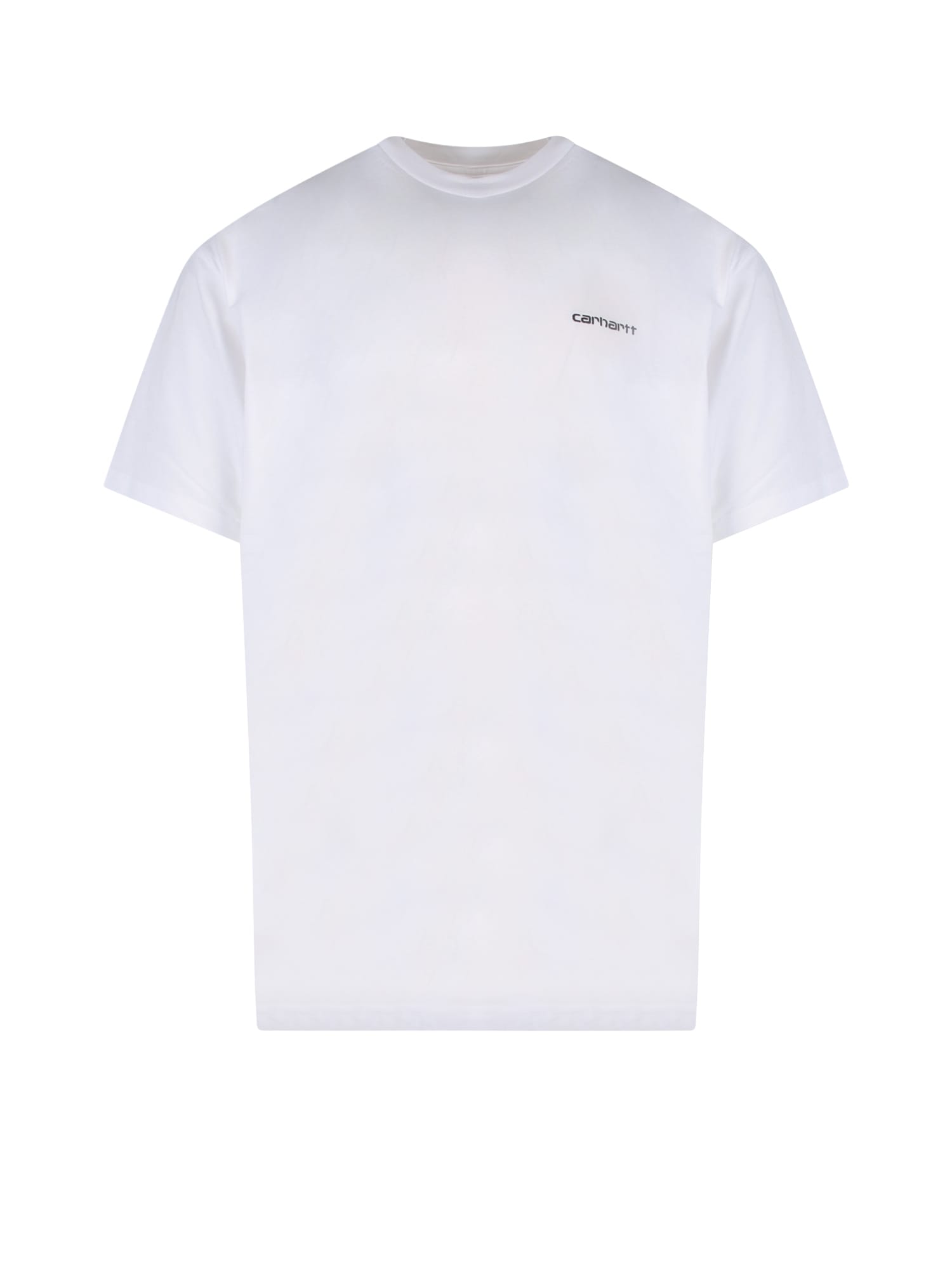 Shop Carhartt Script Embroidery T-shirt In White